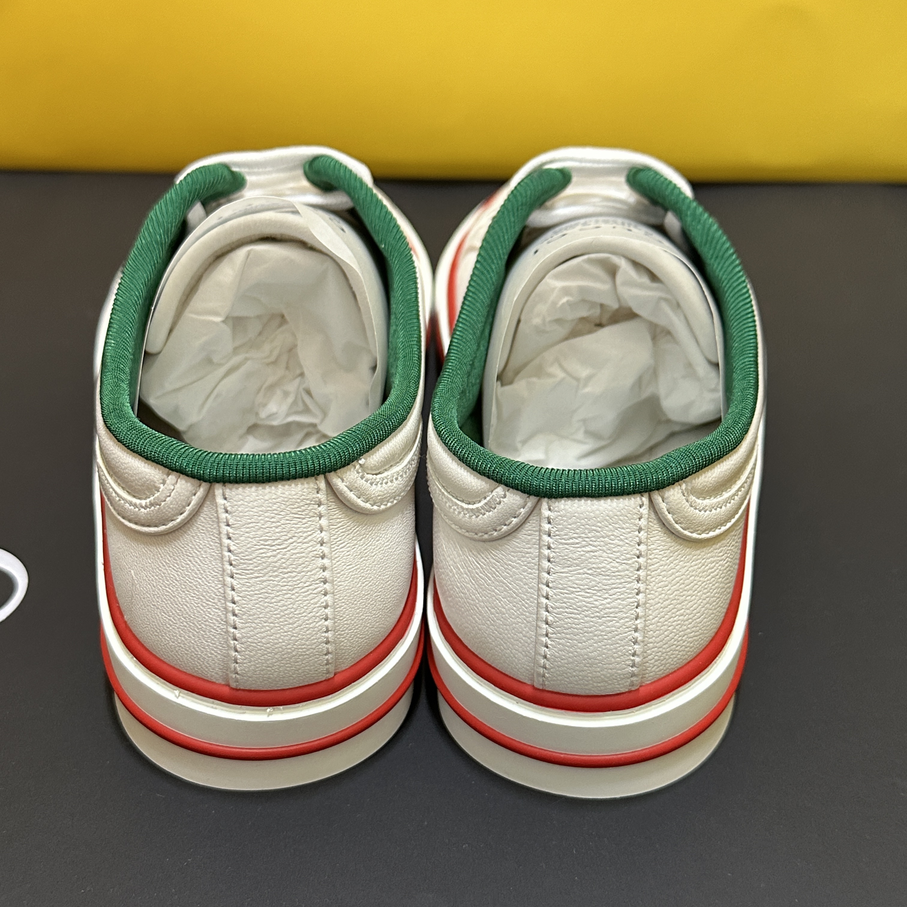 (W) Gucci Tennis 1977 Sneakers White 착용 스타일 - 3