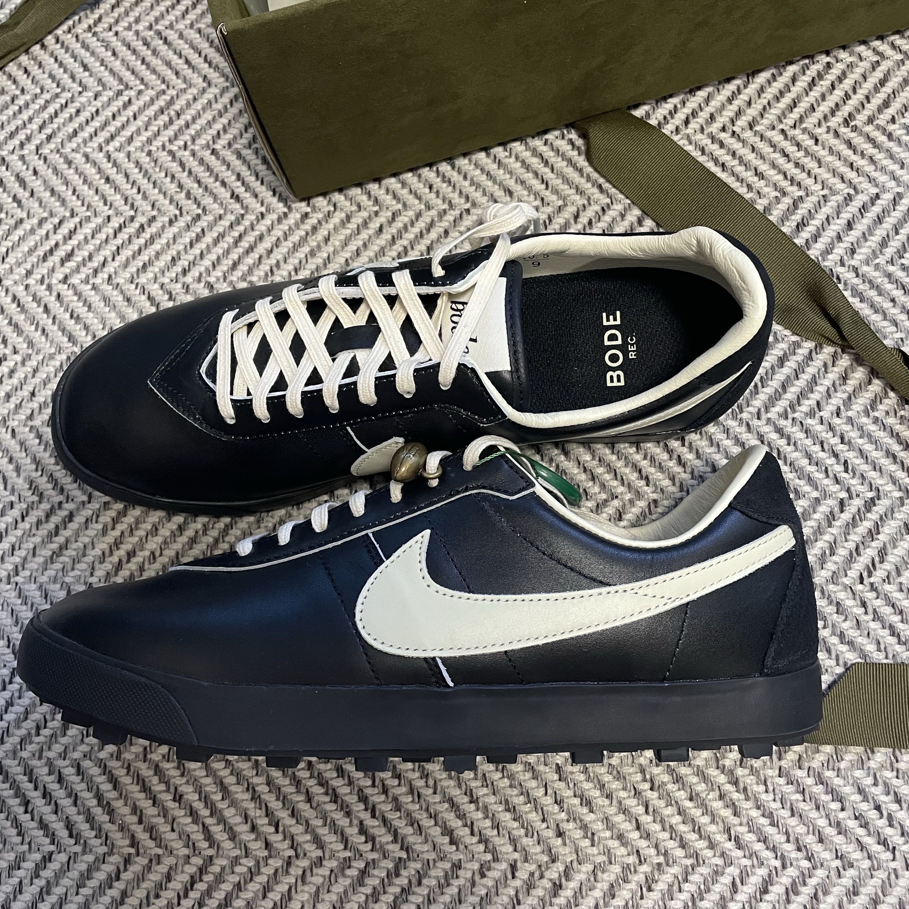 Nike x Bode Astrograbber SP Black and Coconut Milk 착용 스타일