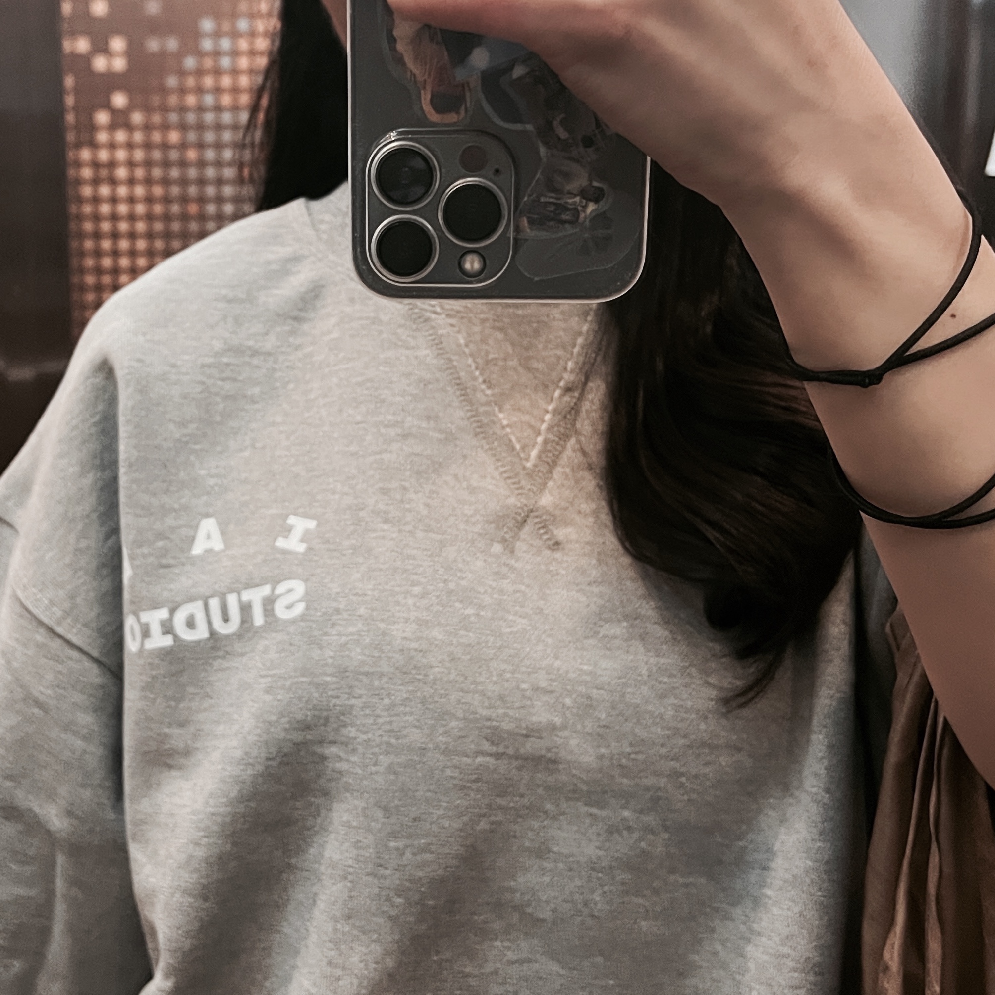 IAB Studio Heavy Short Sleeve Sweatshirt Gray - 23FW, Emis New Logo Emis Cap Black 착용 스타일