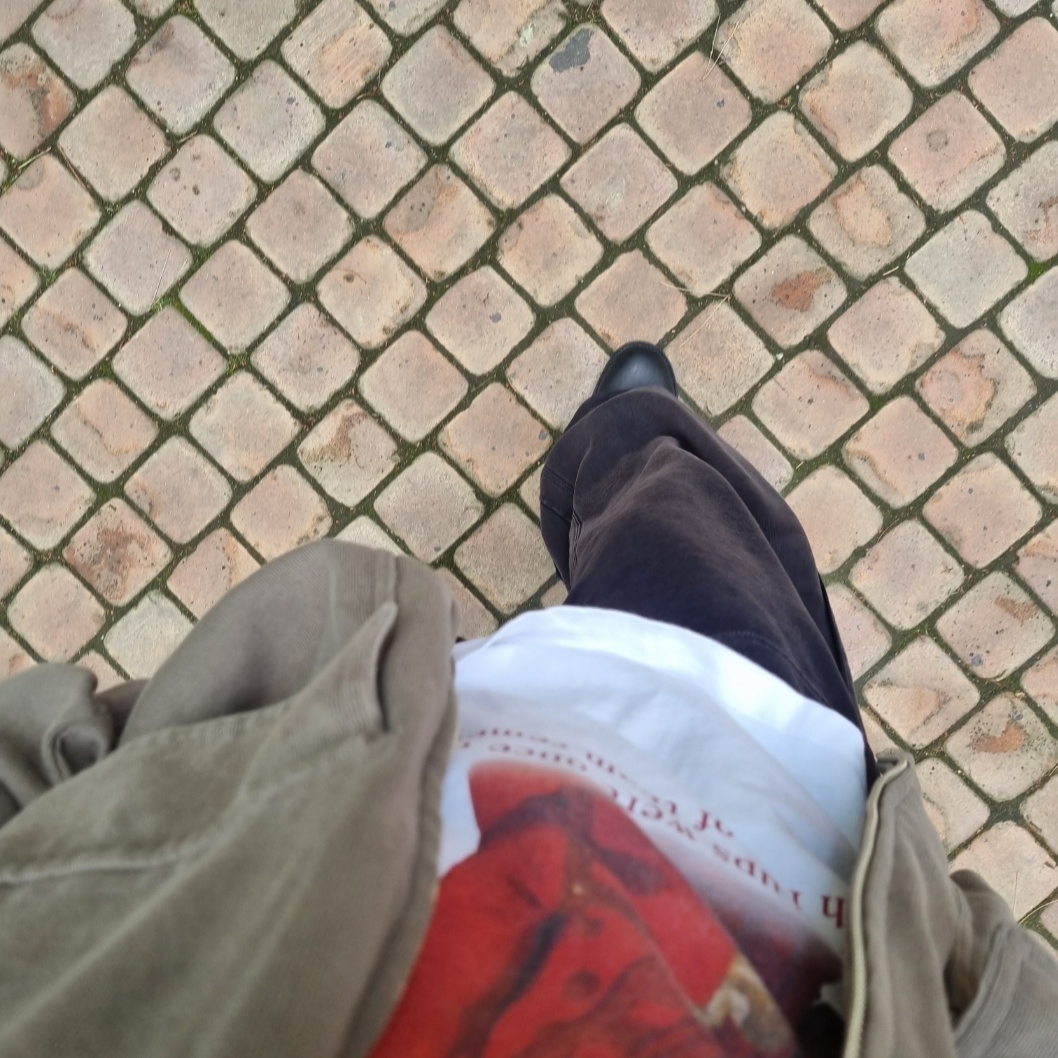 Polyteru Calf Bag Black Lambskin, Polyteru Human Index Human Regular 1/2 T-Shirt Dyed Gray 착용 스타일 - 2
