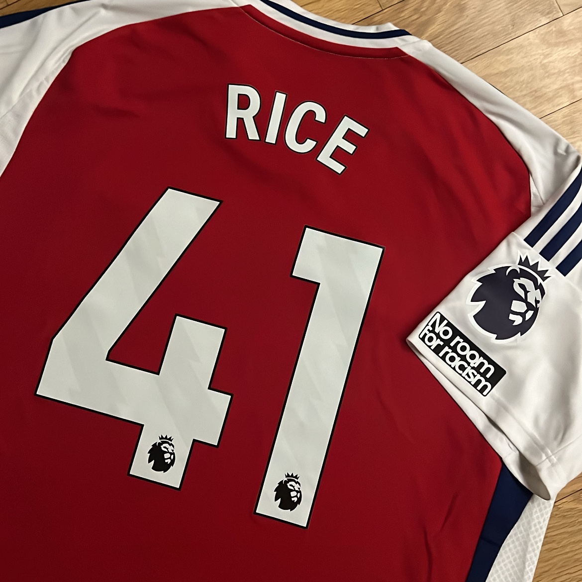 Adidas Arsenal 2024/25 Home Jersey Better Scarlet White - KR Sizing (Non Marking Ver.) 착용 스타일