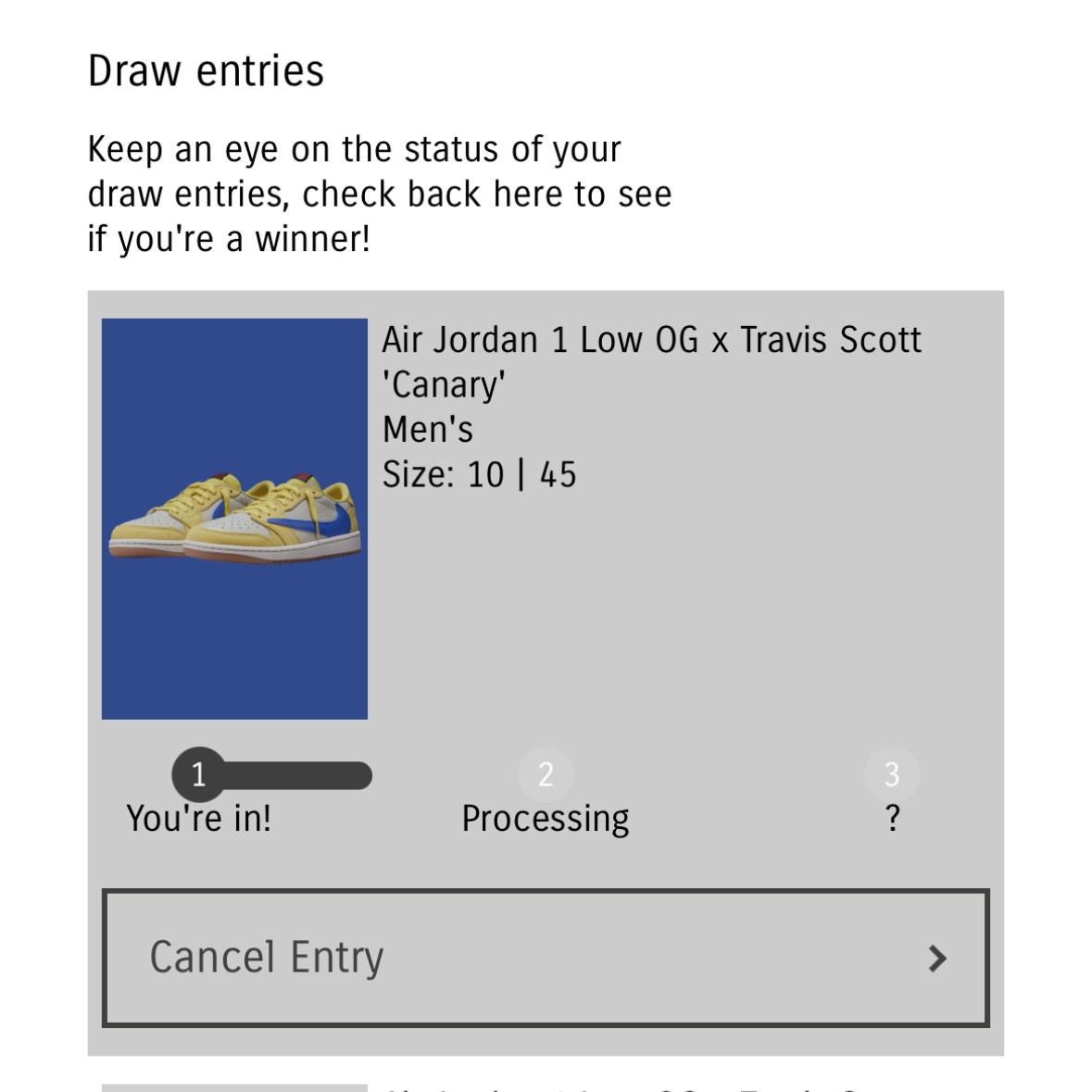 (W) Jordan 1 x Travis Scott Retro Low OG SP Canary 착용 스타일 - 2