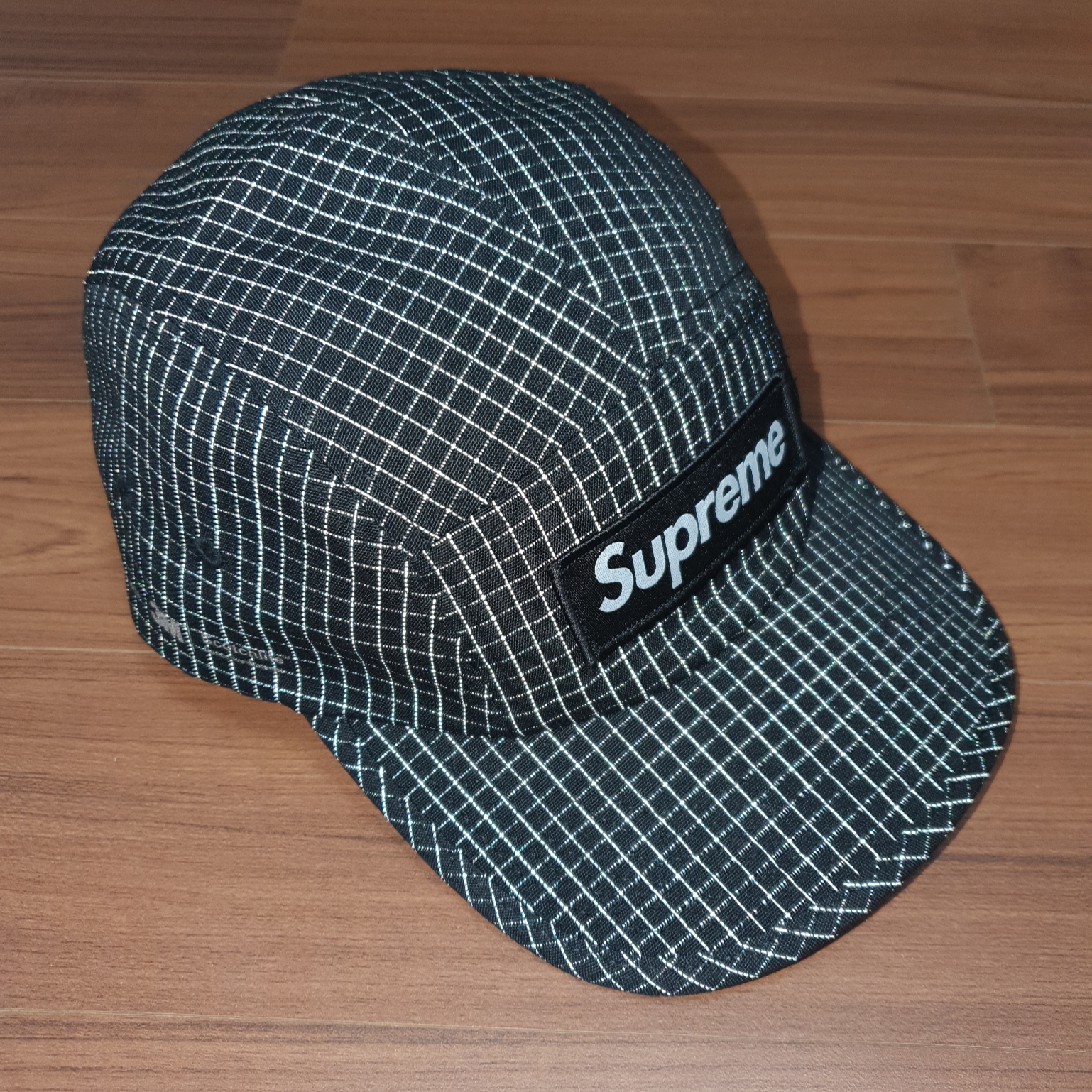 Supreme Reflective Ripstop Camp Cap Black - 24SS 착용 스타일 - 2