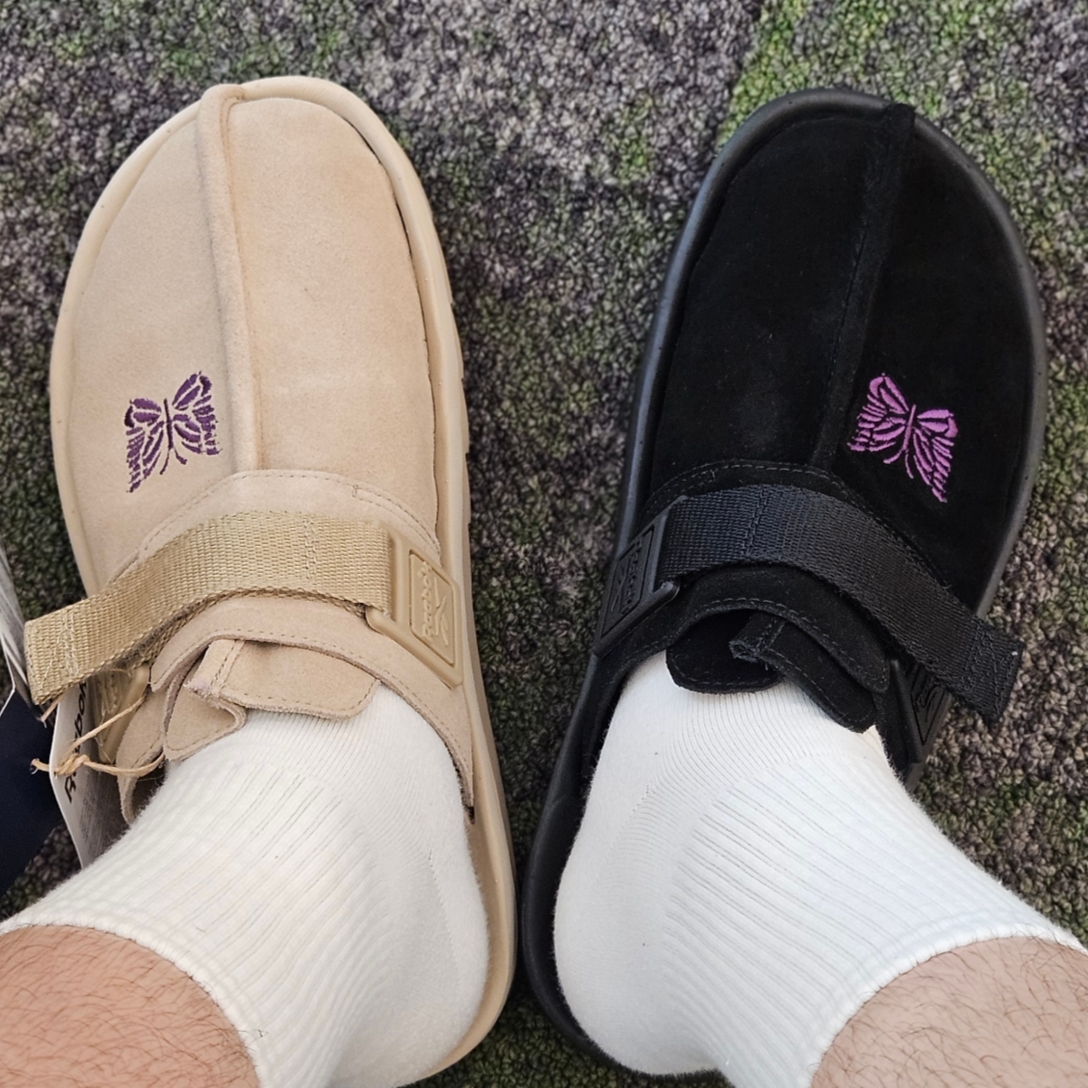 Reebok x Needles Beatnik Beige, Reebok x Needles Beatnik Black 착용 스타일 - 1