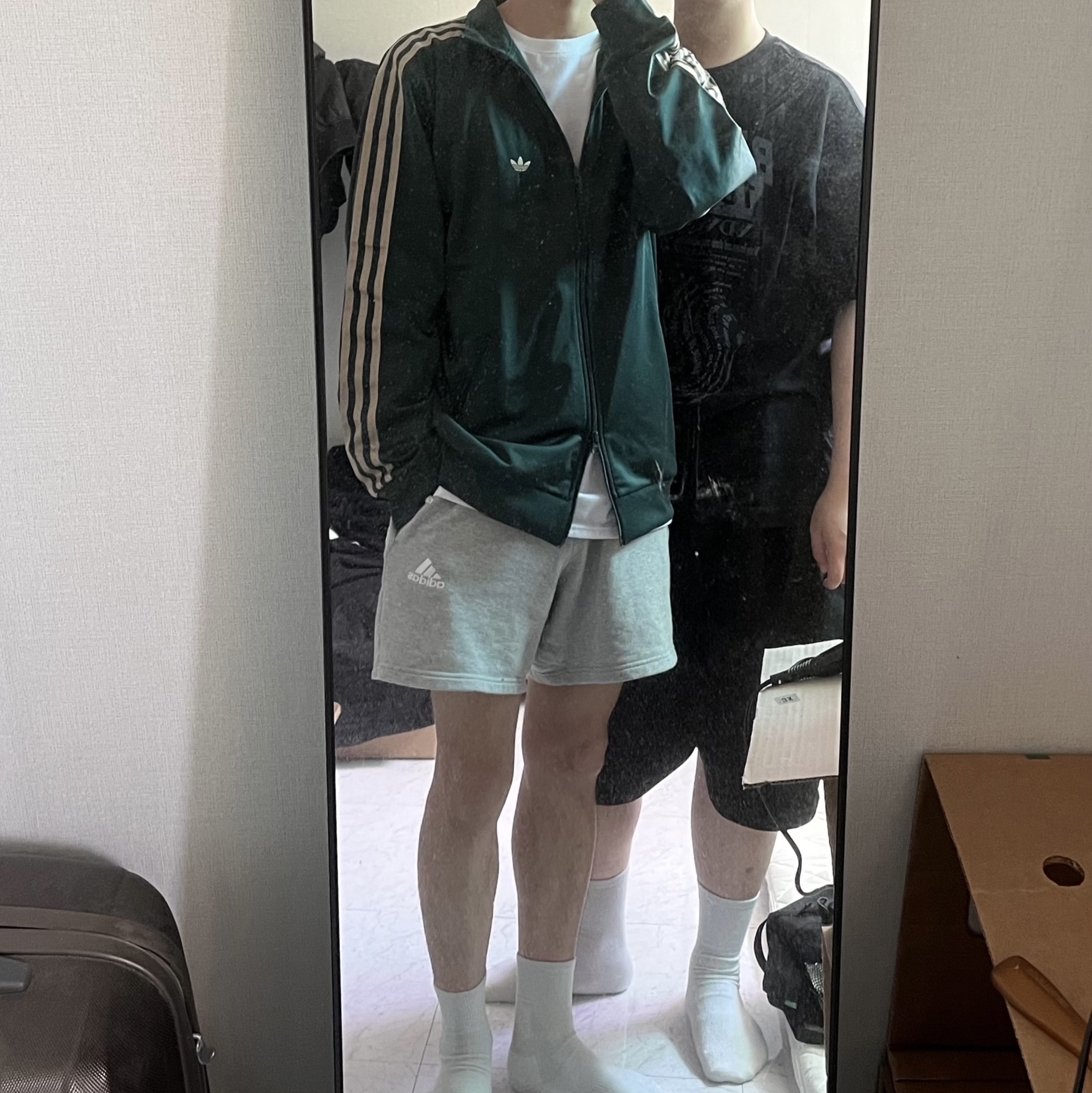 Adidas Originals Beckenbauer Track Jacket Shadow Green - KR Sizing, Nike Air Force 1 '07 Low White 착용 스타일 - 1