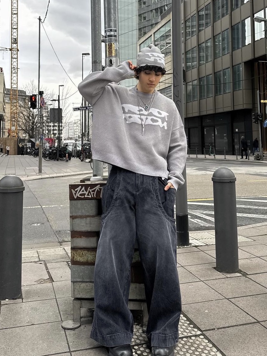 [KREAM 단독] Hyacyn Denim Us Sevar Rof Black 착용 스타일 - 3