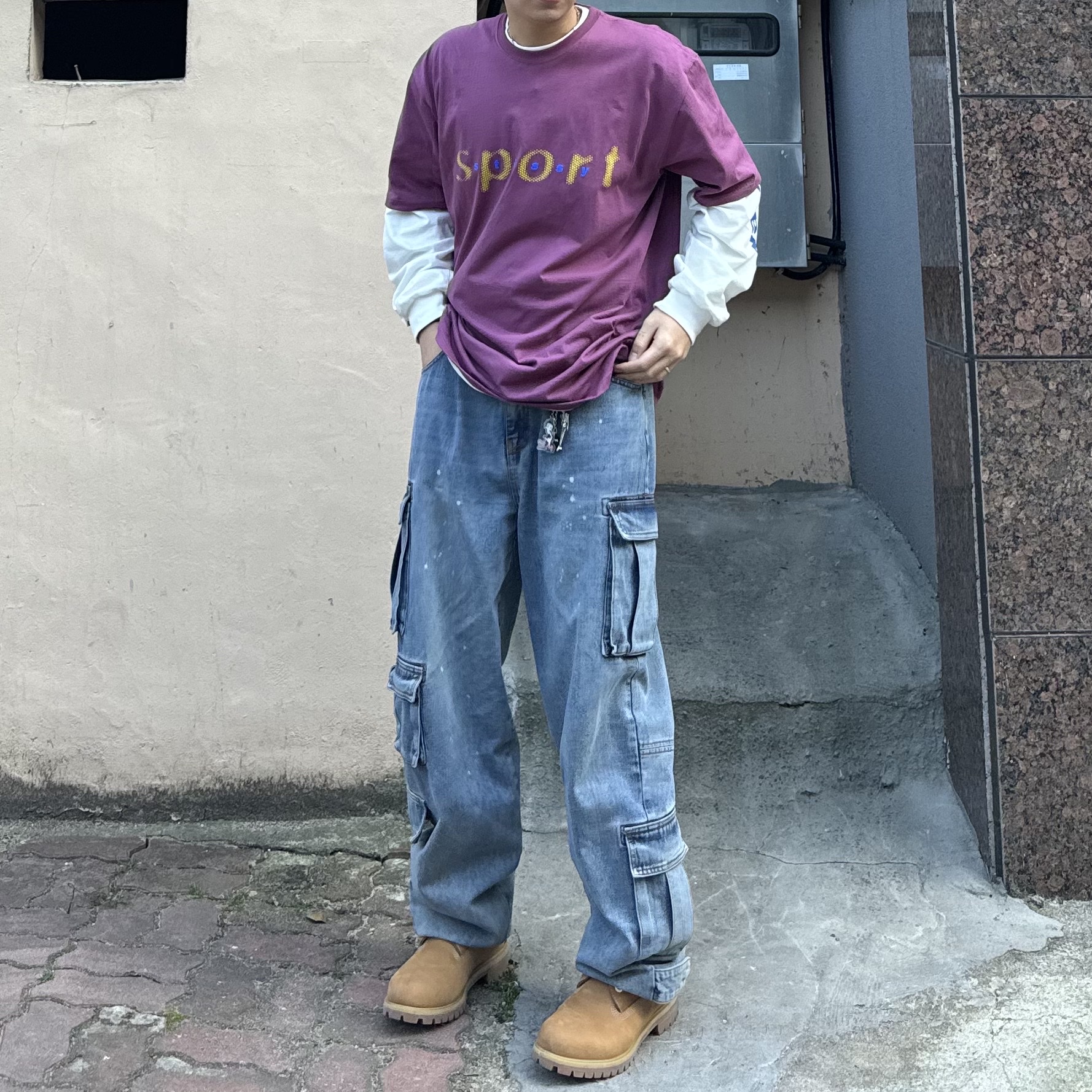 Stussy Dot Sport T-Shirt Berry, Timberland Premium 6 inch Waterproof Boot Wheat Nubuck - Wide 착용 스타일 - 2