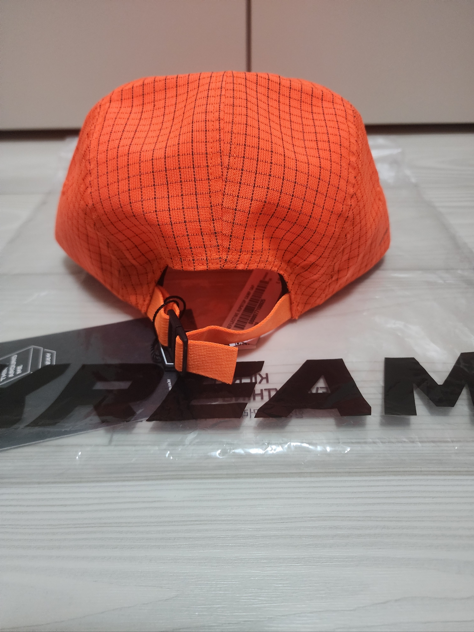Supreme Reflective Ripstop Camp Cap Orange - 24SS 착용 스타일 - 2