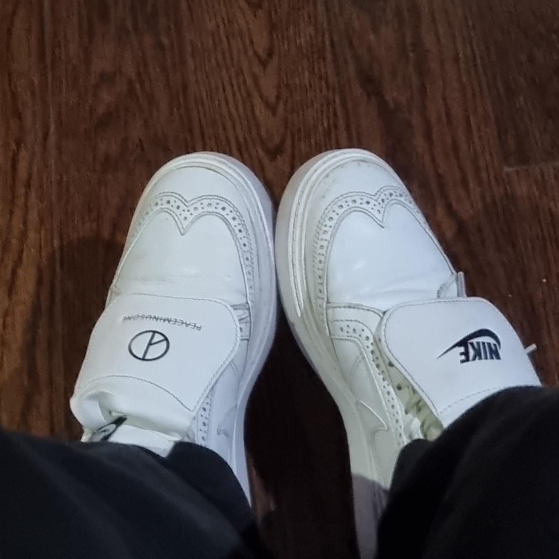Nike x Peaceminusone Kwondo1 White 착용 스타일