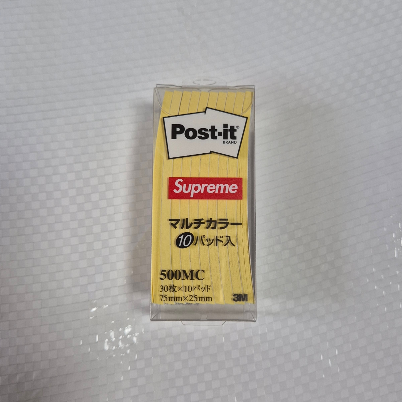 Supreme x Post-It Yellow (Pack of 10) - 24SS, Polyteru Human Index Index Sweatpants Gray 착용 스타일 - 1