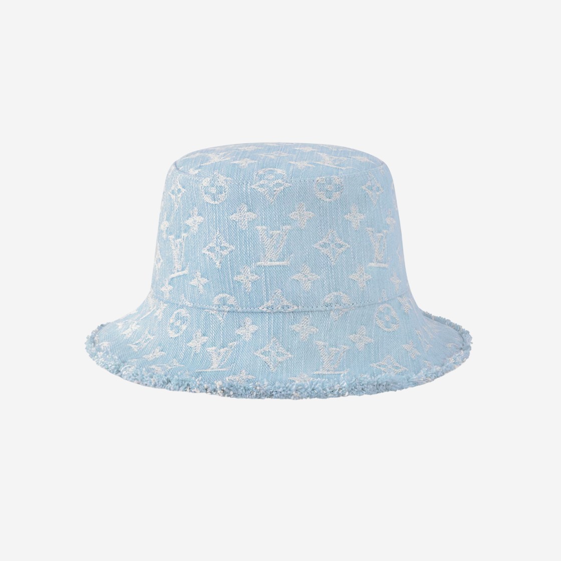 Louis Vuitton Monogram Denim Bucket Hat Denim Blue 상세 이미지 1