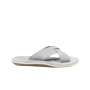 Island Slipper Slide Grey Suede
