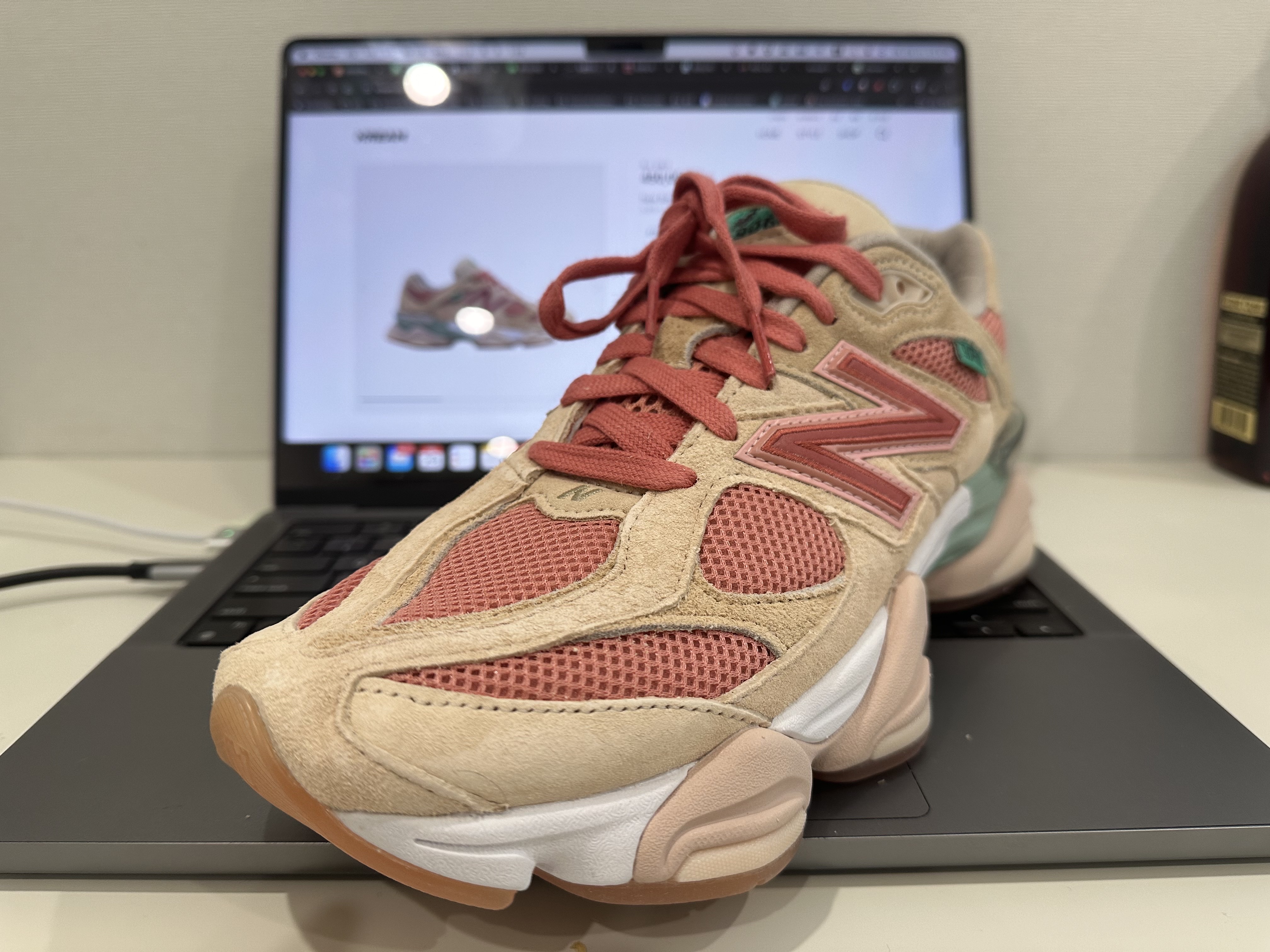 New Balance x Joe Freshgoods 9060 Inside Voices Penny Cookie Pink 착용 스타일 - 2
