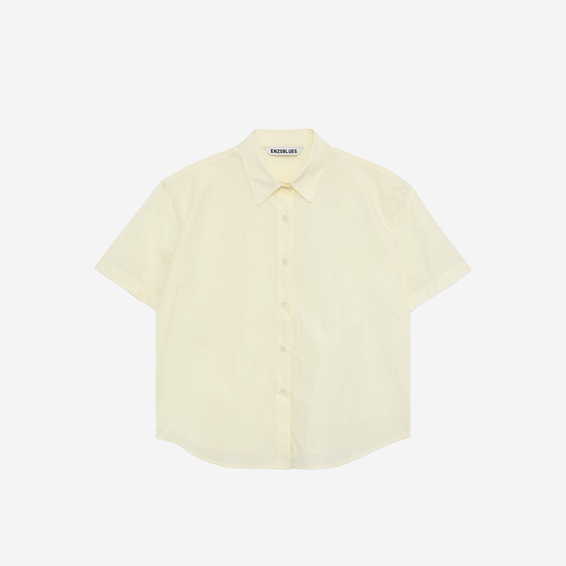 ENZOBLUES Basic Half-Sleeve Shirt Lemon 상세 이미지 1