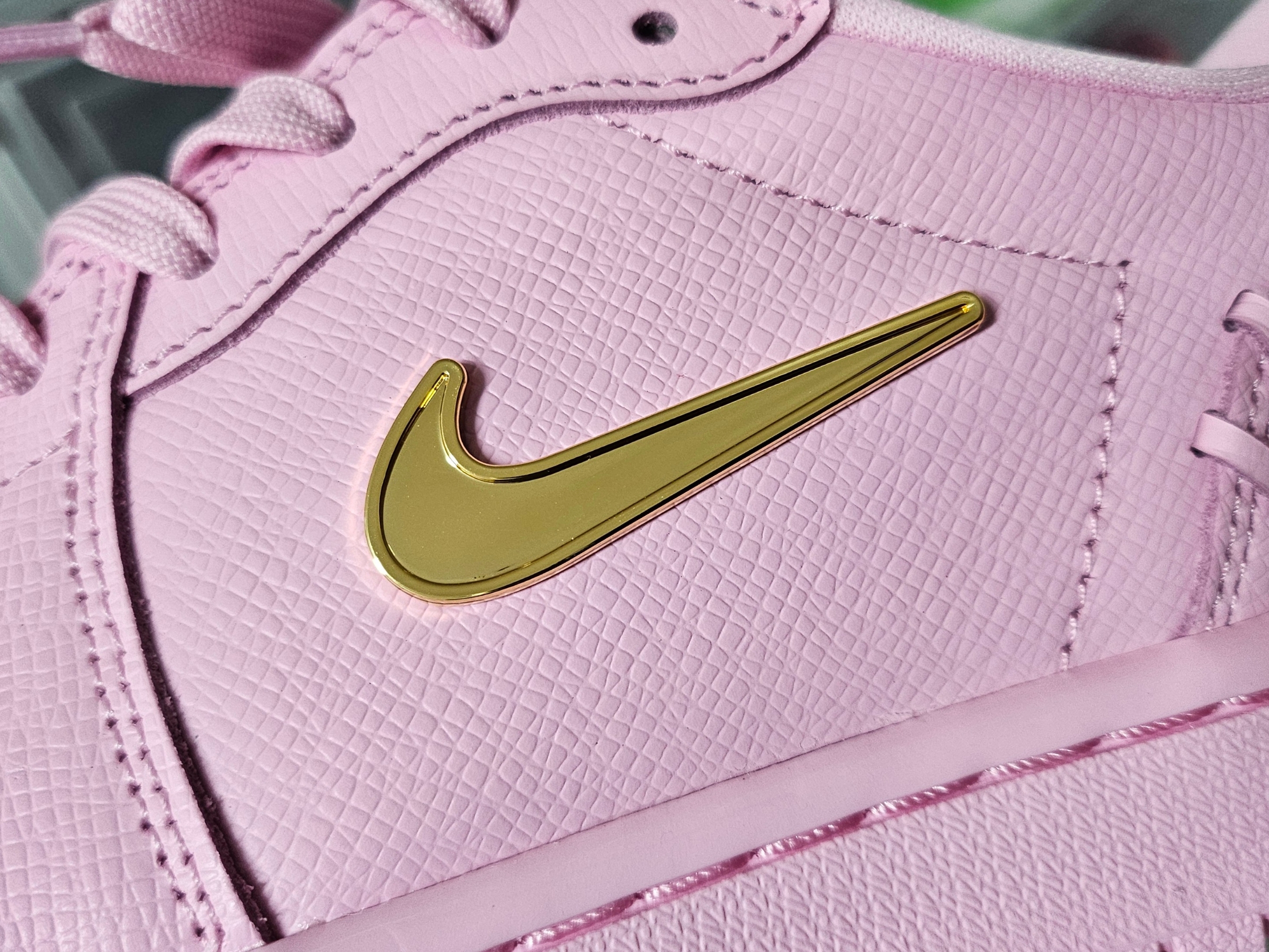 (W) Jordan 1 Low Method of Make Metallic Pink Metallic Gold 착용 스타일 - 6
