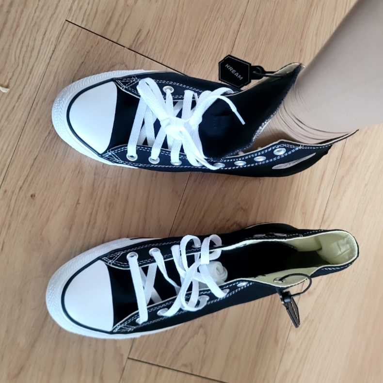 Converse Chuck Taylor All Star Hi Black 착용 스타일 - 2