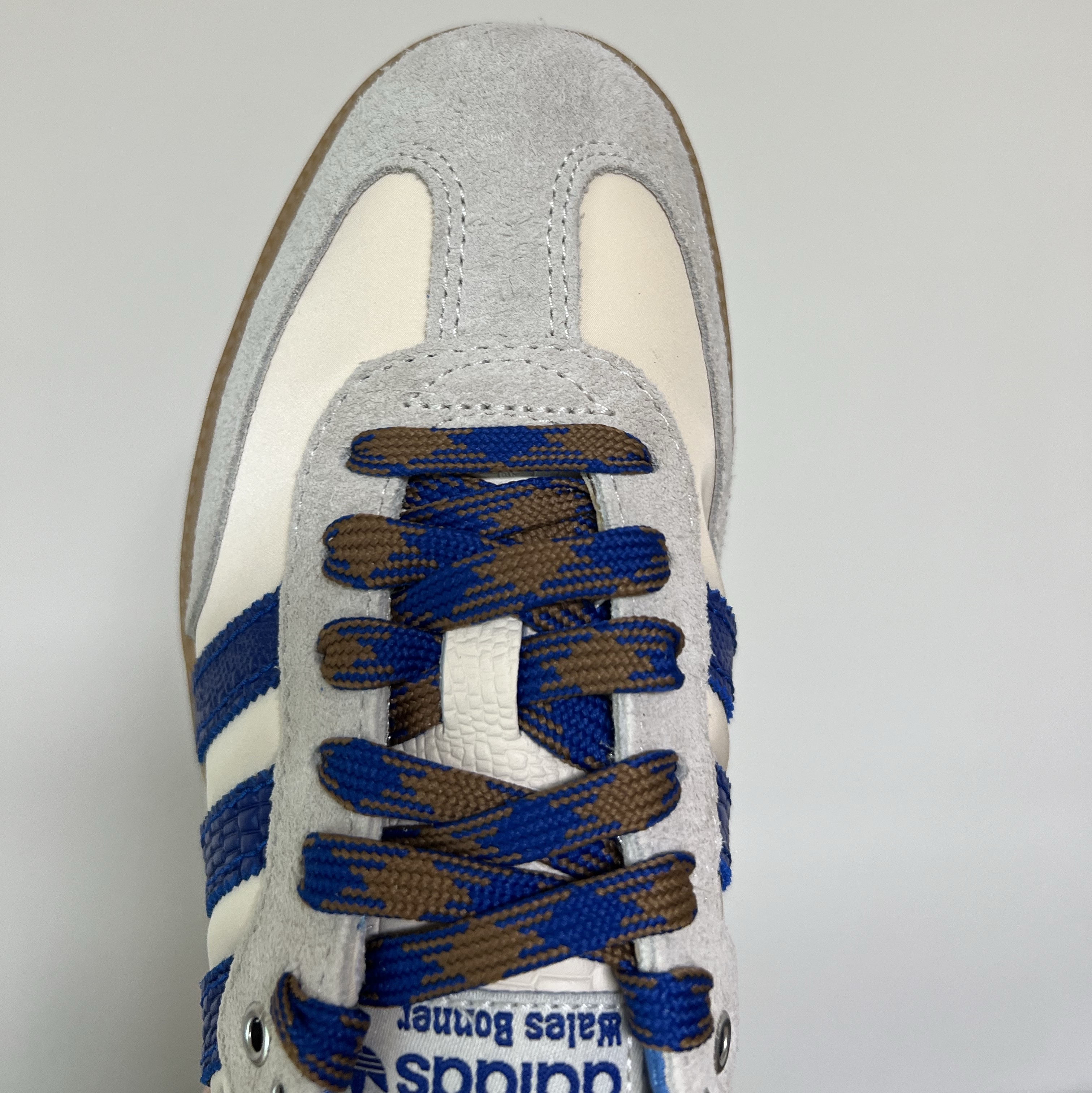 Adidas x Wales Bonner Samba Wonder Clay Royal Blue 착용 스타일 - 4