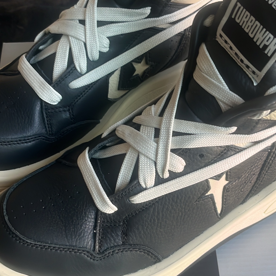 Converse x Drkshdw Turbowpn Black Cream 착용 스타일