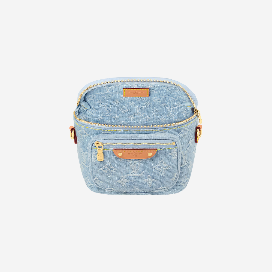 Louis Vuitton Mini Bumbag Monogram Sky Blue Denim 상세 이미지 3