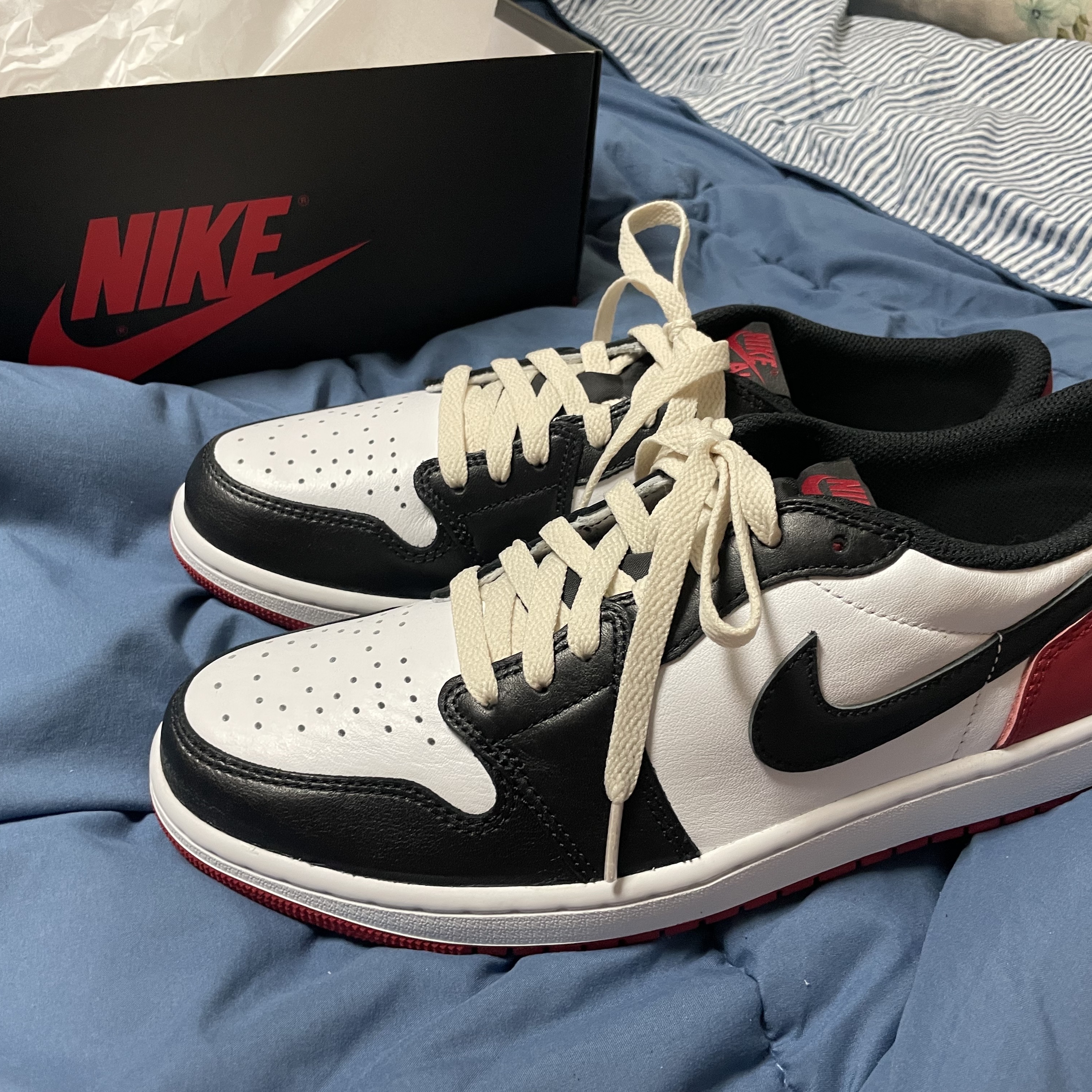 Jordan 1 Retro Low OG Black Toe 착용 스타일