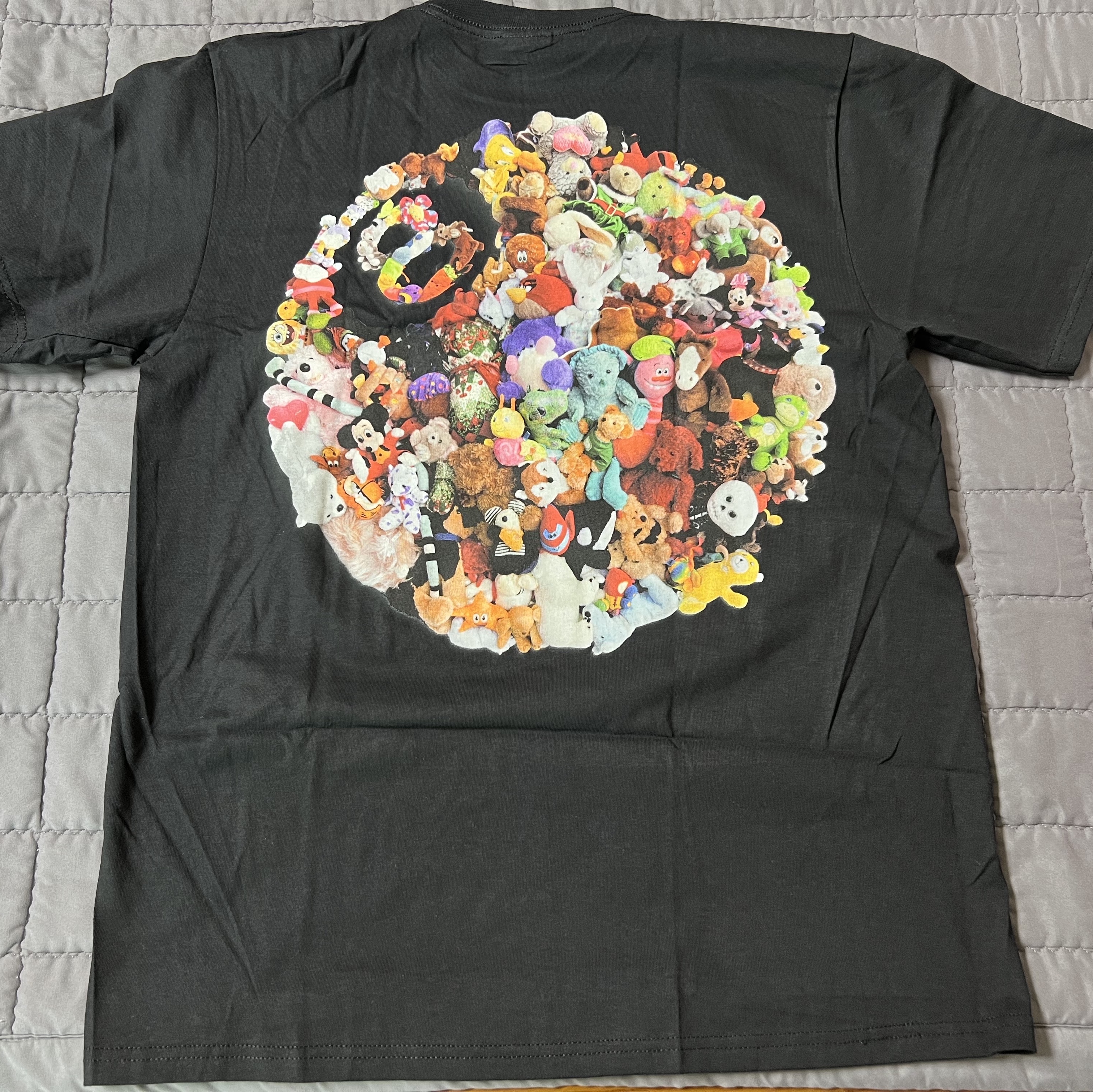 Stussy Plush T-Shirt Black 착용 스타일 - 2