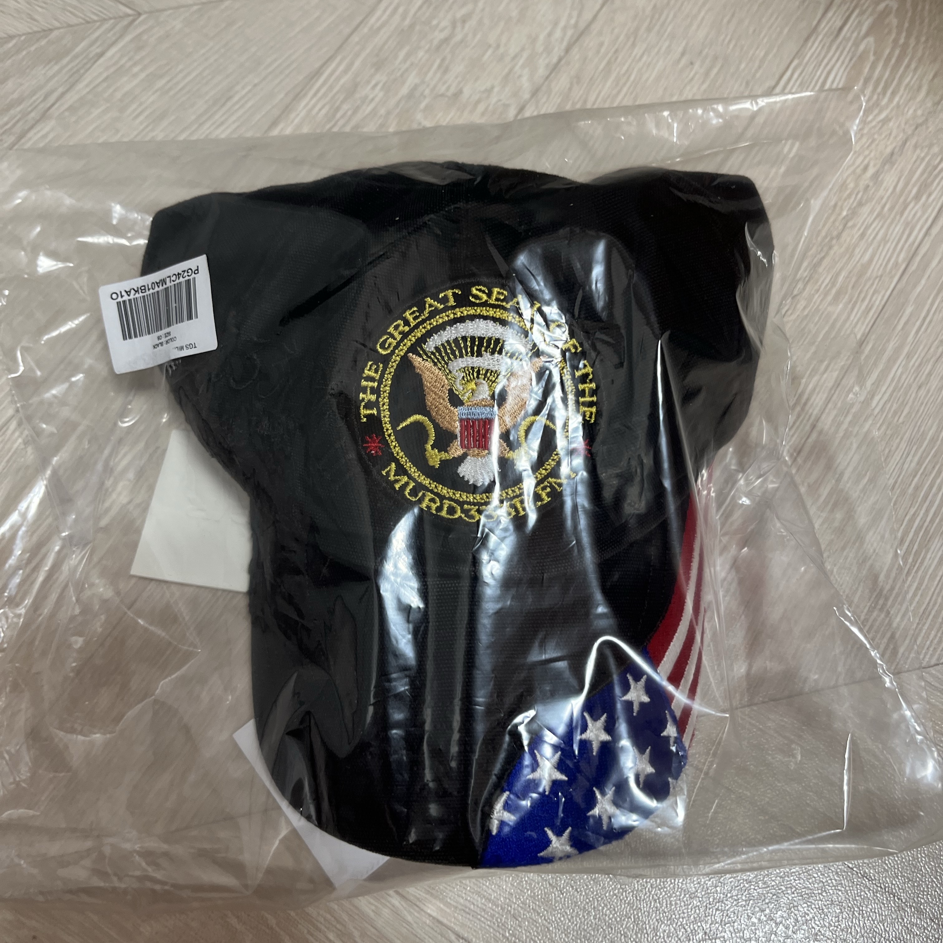 Project G/R x MFM333. TGS Military Veteran Cap Black 착용 스타일