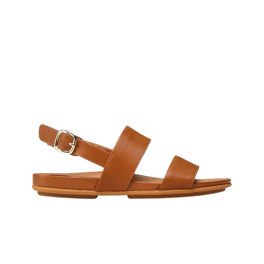 (W) 핏플랍 그라시에 레더 백 스트랩 샌들 라이트 탄((W) FITFLOP Gracie Leather Back Strap Sandals Light Tan)