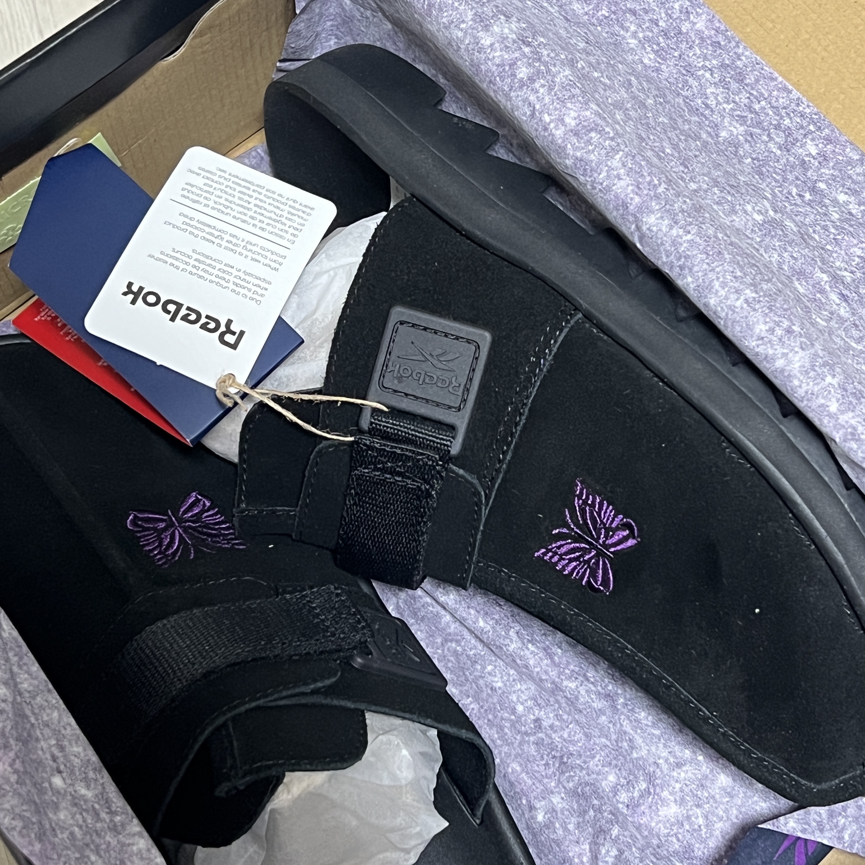 Reebok x Needles Beatnik Black 착용 스타일