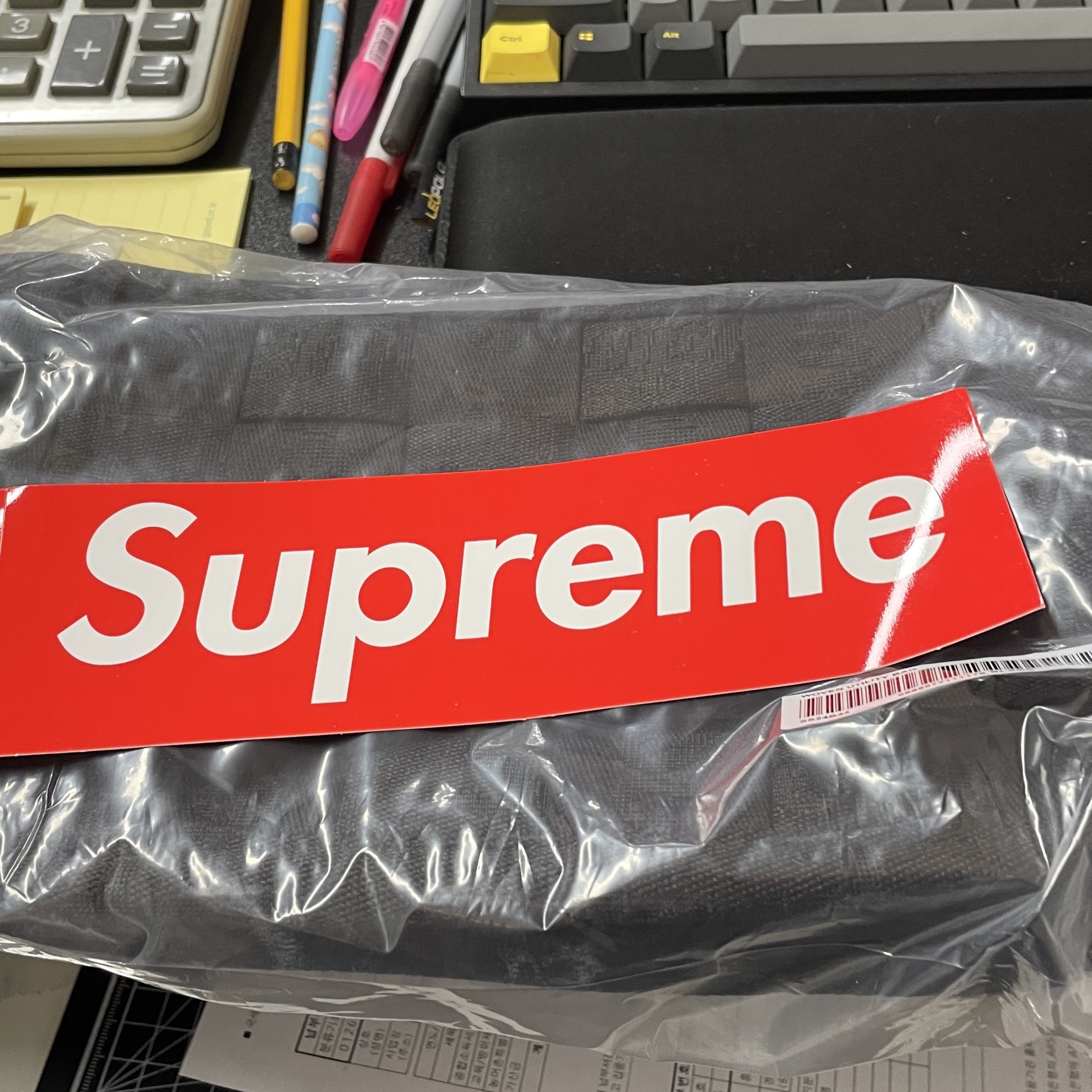 Supreme Woven Utility Bag Black - 24SS 착용 스타일 - 1