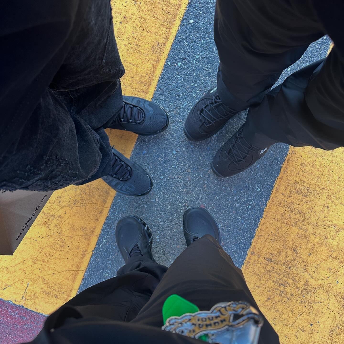 On Running x Post Archive Faction (Paf) Cloudmonster 2 Black Magnet, Nike x Stussy Air Penny II Black 착용 스타일 - 3