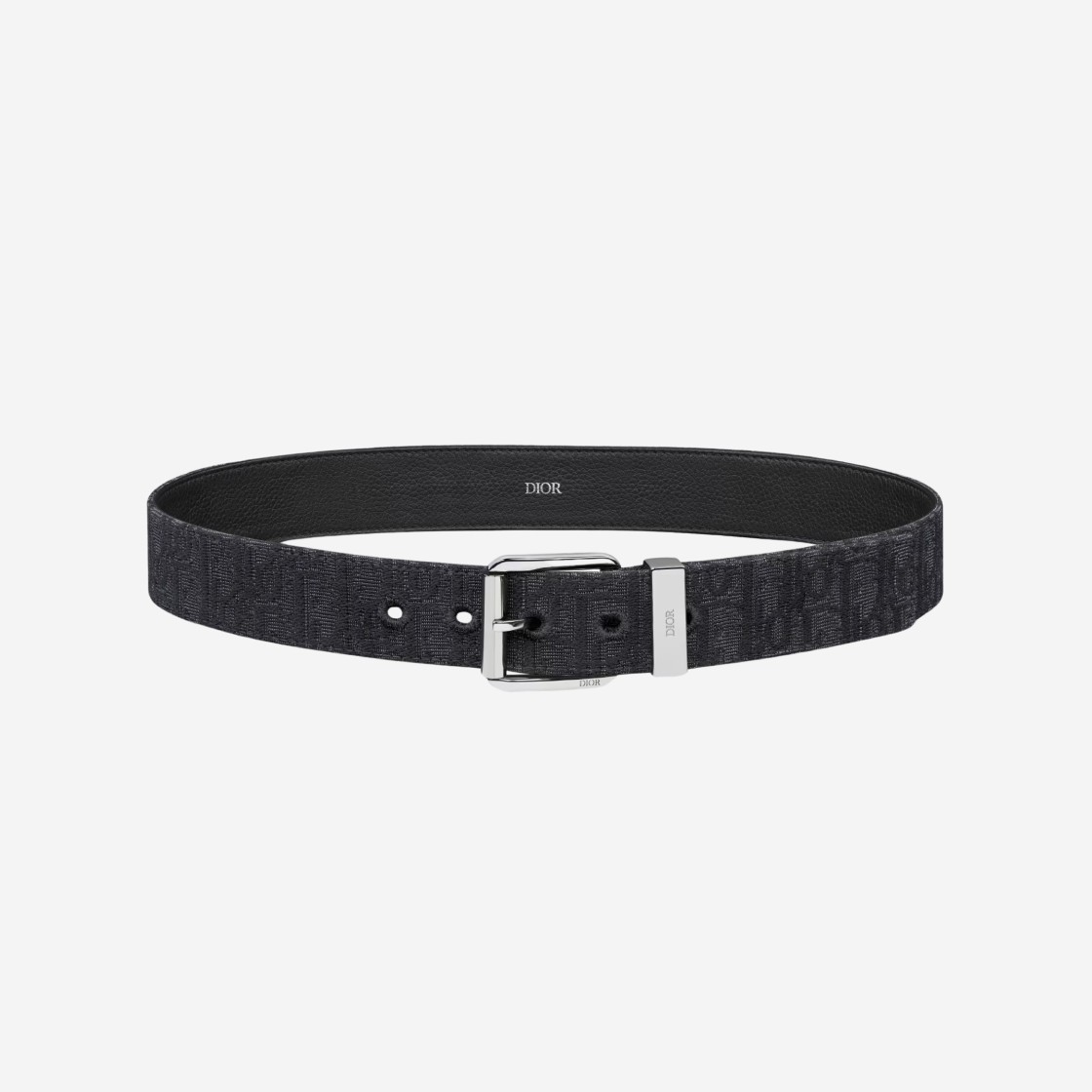 Dior 35mm Belt Black Dior Oblique Jacquard 상세 이미지 1