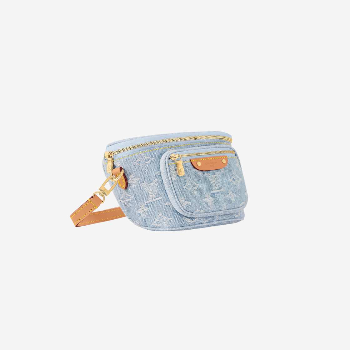 Louis Vuitton Mini Bumbag Monogram Sky Blue Denim 상세 이미지 2