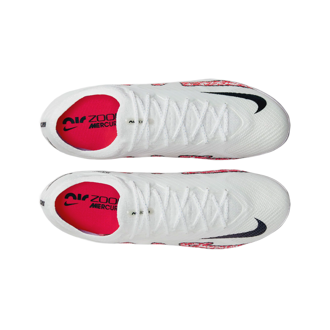 나이키 줌 머큐리얼 베이퍼 15 엘리트 FG 화이트 브라이트 크림슨(Nike Zoom Mercurial Vapor 15 Elite FG White Bright Crimson) - 2