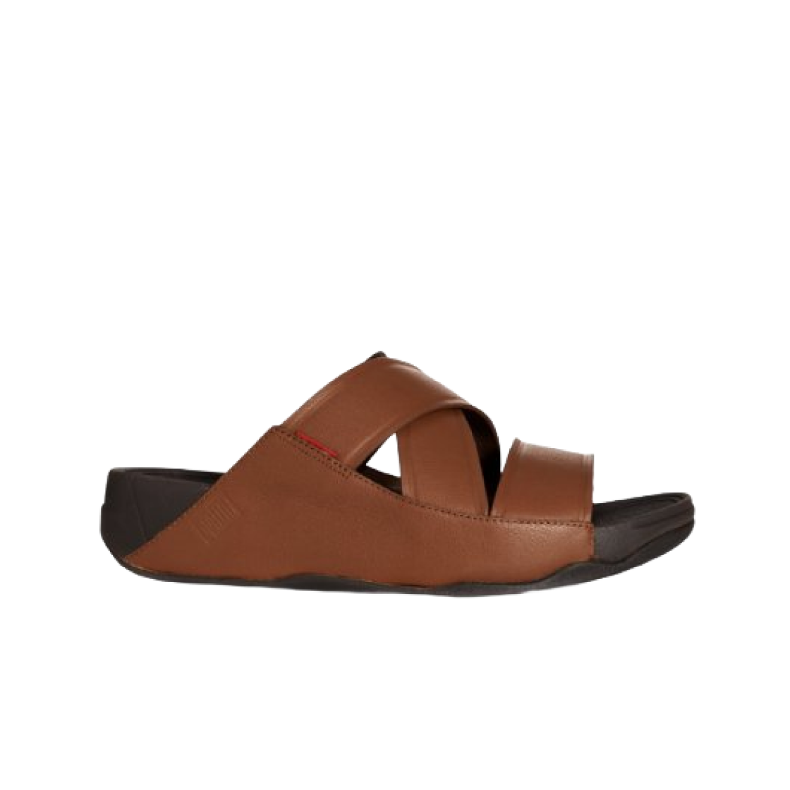 핏플랍 치 레더 슬라이드 샌들 다크 탄(FITFLOP Chi Leather Slide Sandals Dark Tan)