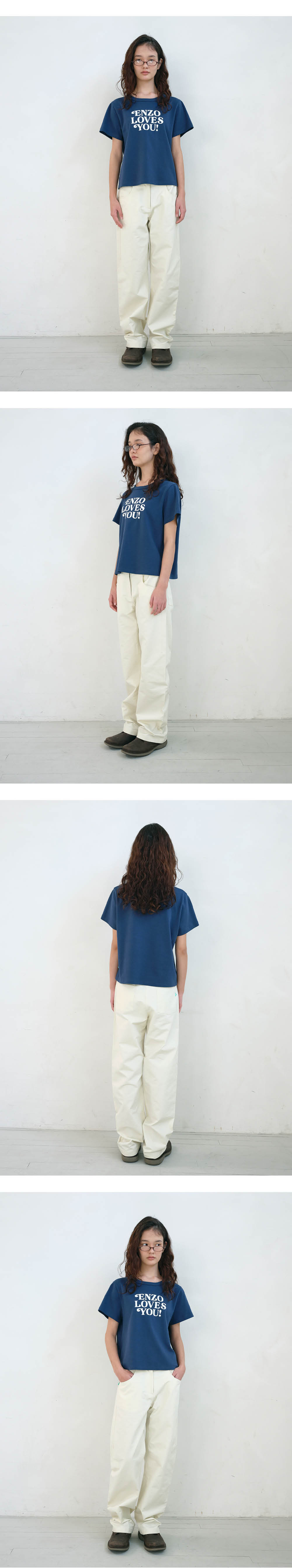 ◇ENZO BLUES◇ Steady straight pants Lemon 엔조블루스 스테디 스트레이트 팬츠 레몬 | ENZO BLUES | KREAM