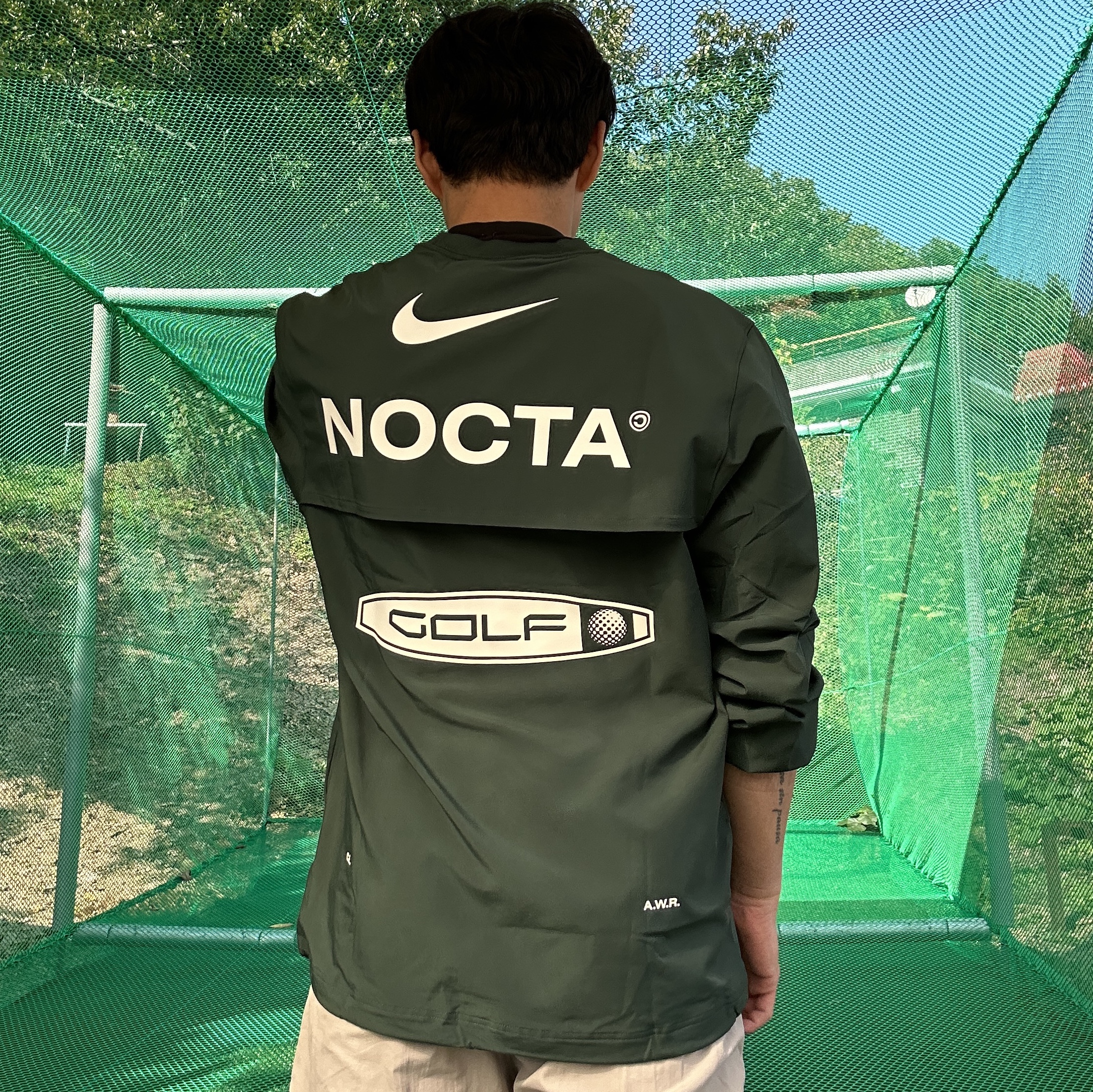 Nike x Drake Nocta Golf Crewneck Top Green - US/EU 착용 스타일