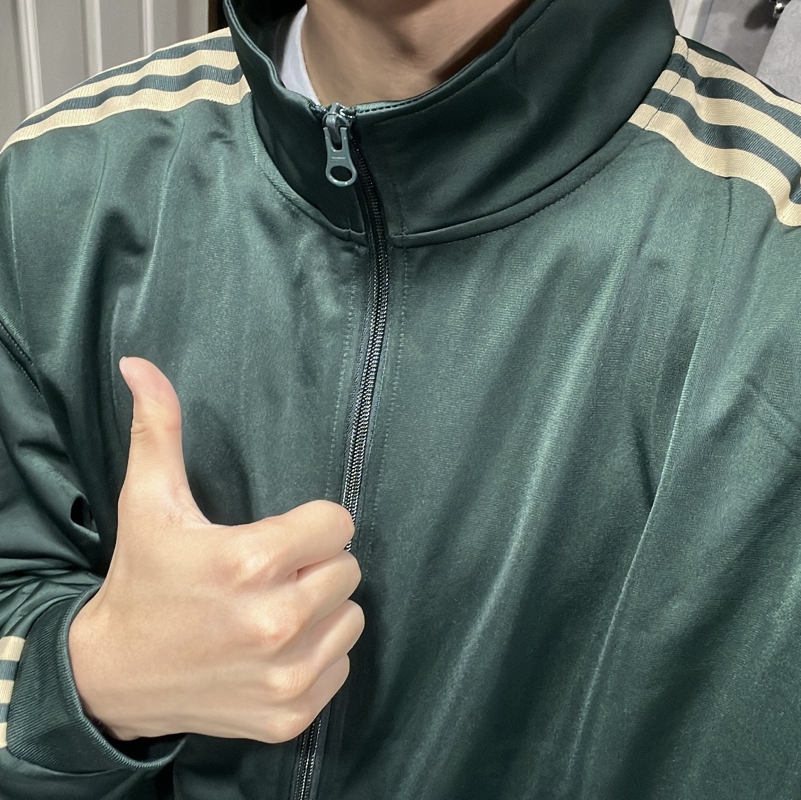 Adidas Originals Beckenbauer Track Jacket Shadow Green - KR Sizing, Nike Air Force 1 '07 Low White 착용 스타일 - 2