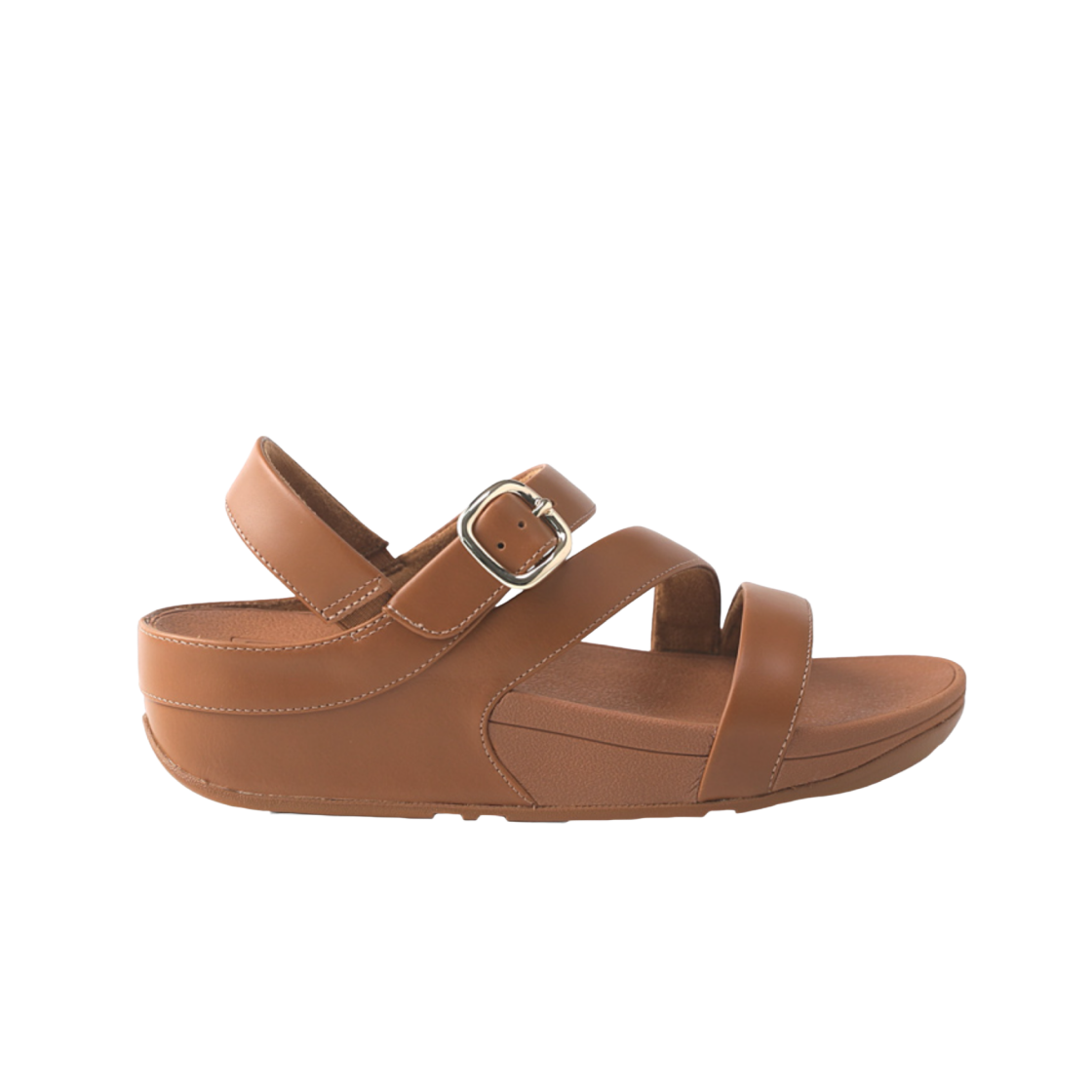 (W) 핏플랍 더 스키니 II 백 스트랩 샌들 카멜((W) FITFLOP The Skinny II Back Strap Sandals Camel)