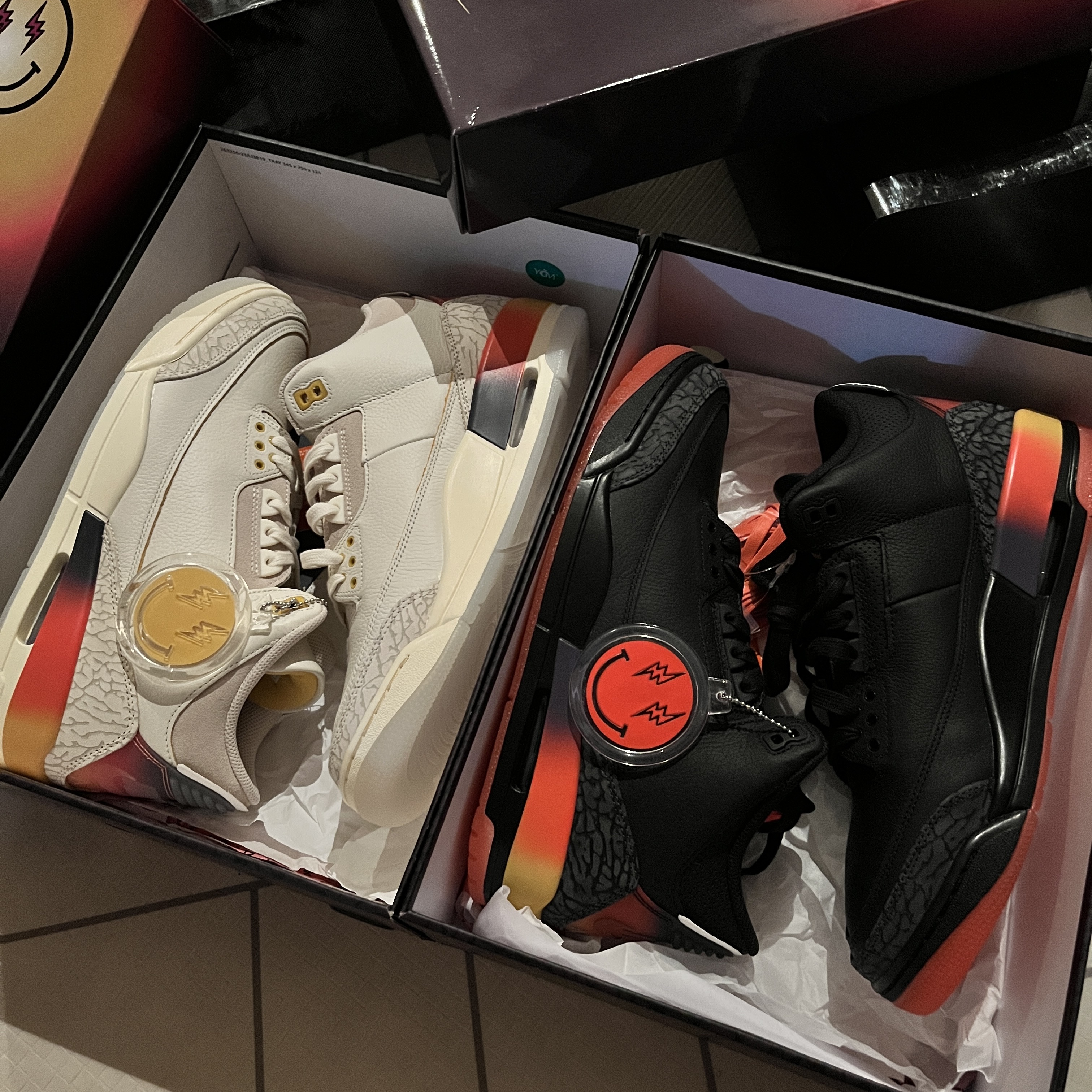 Jordan 3 x J Balvin Retro SP Sunset, Jordan 3 x J Balvin Retro SP Rio 착용 스타일 - 1