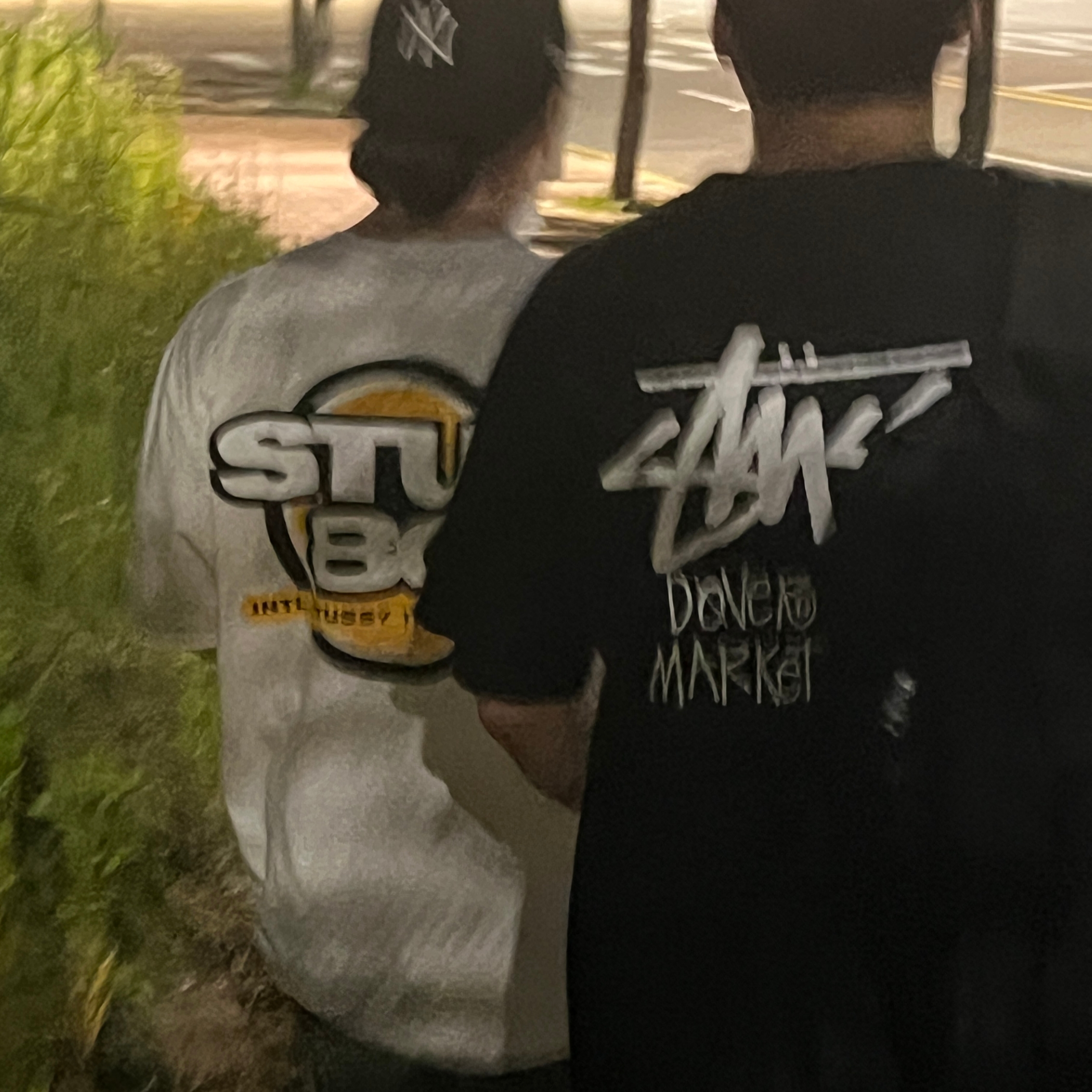 Stussy Hot 80 T-Shirt White 착용 스타일