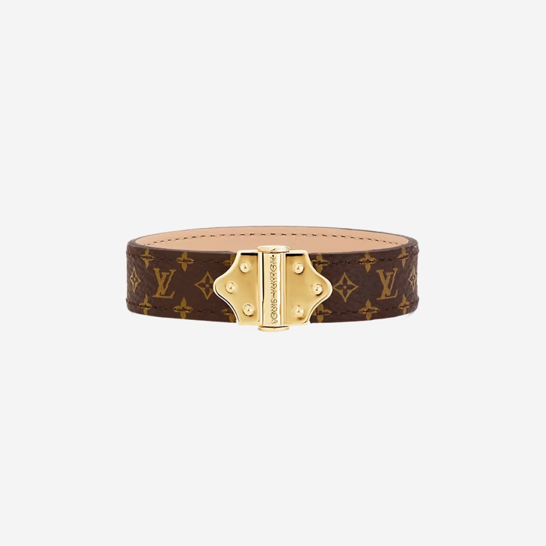 (W) Louis Vuitton Nano Monogram Bracelet Gold 상세 이미지 1