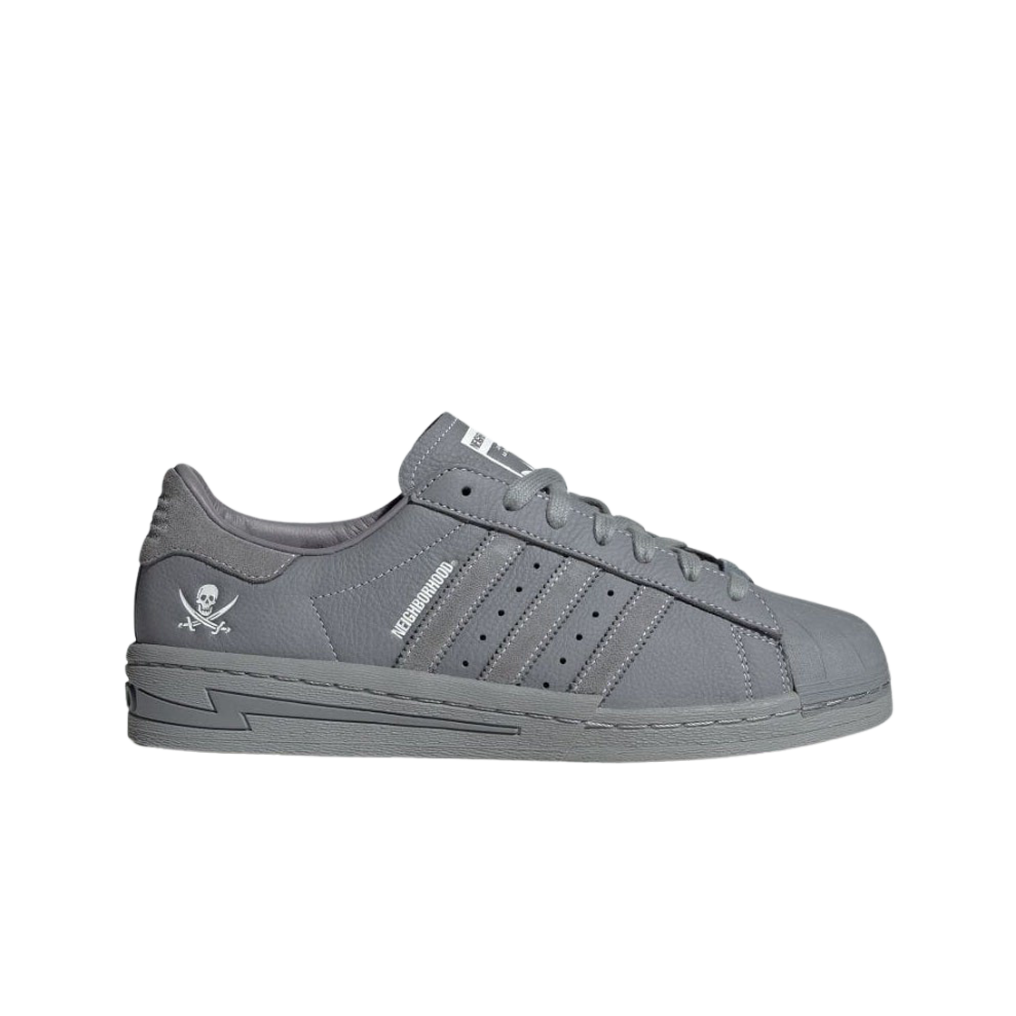 아디다스 x 네이버후드 슈퍼스타 2024 그레이 클라우드 화이트(Adidas x Neighborhood Superstar 2024 Grey Cloud White)