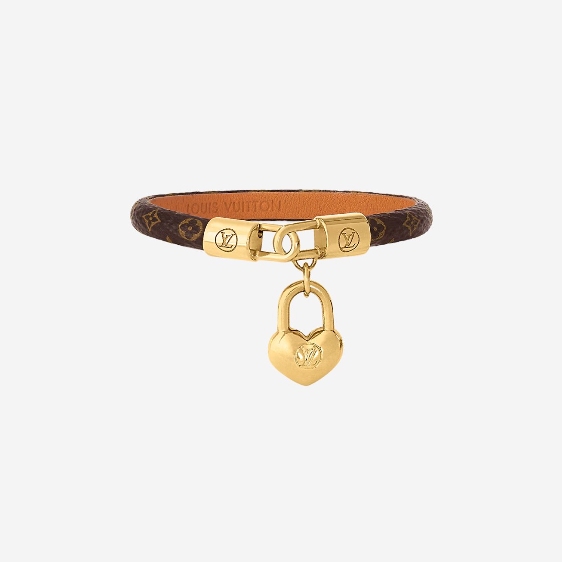 (W) Louis Vuitton Crazy In Lock Bracelet Monogram Gold 상세 이미지 1