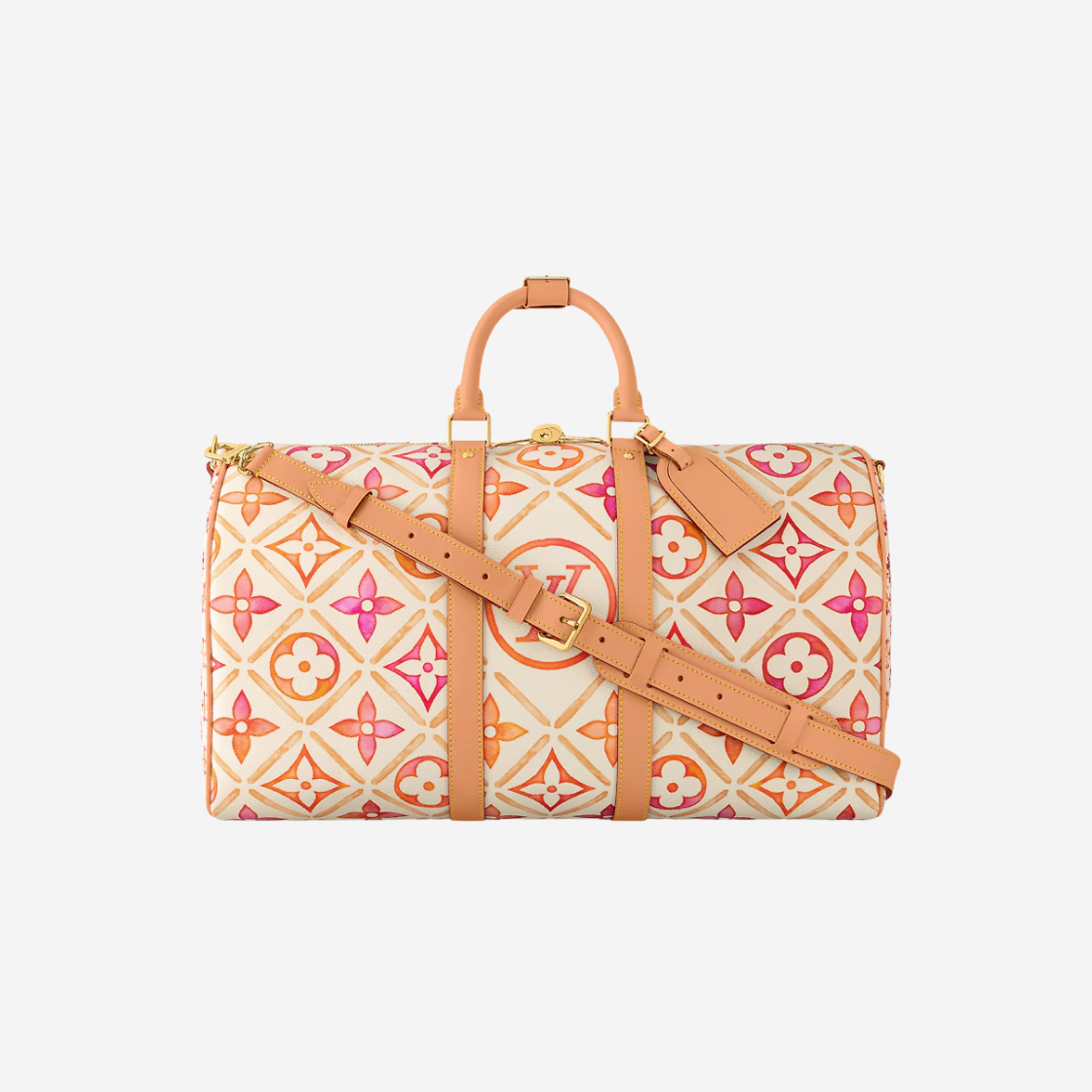 Louis Vuitton Keepall Bandouliere 45 Coral 상세 이미지 1