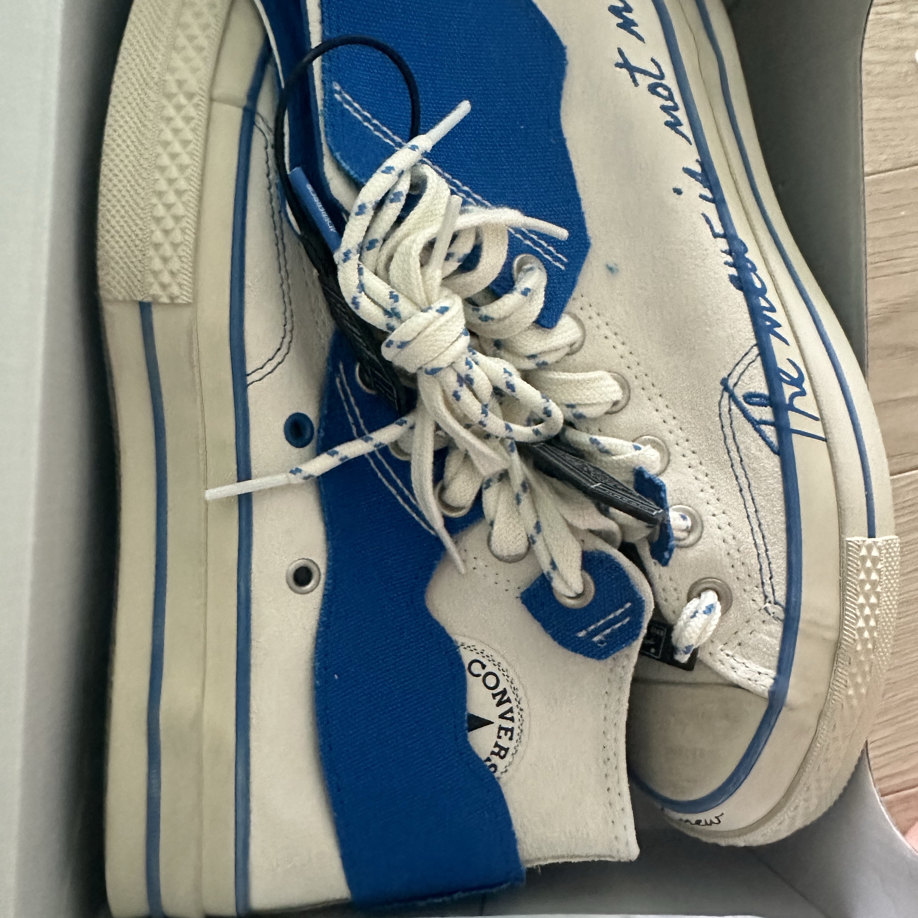 Converse x Ader Error Chuck 70 High White 착용 스타일