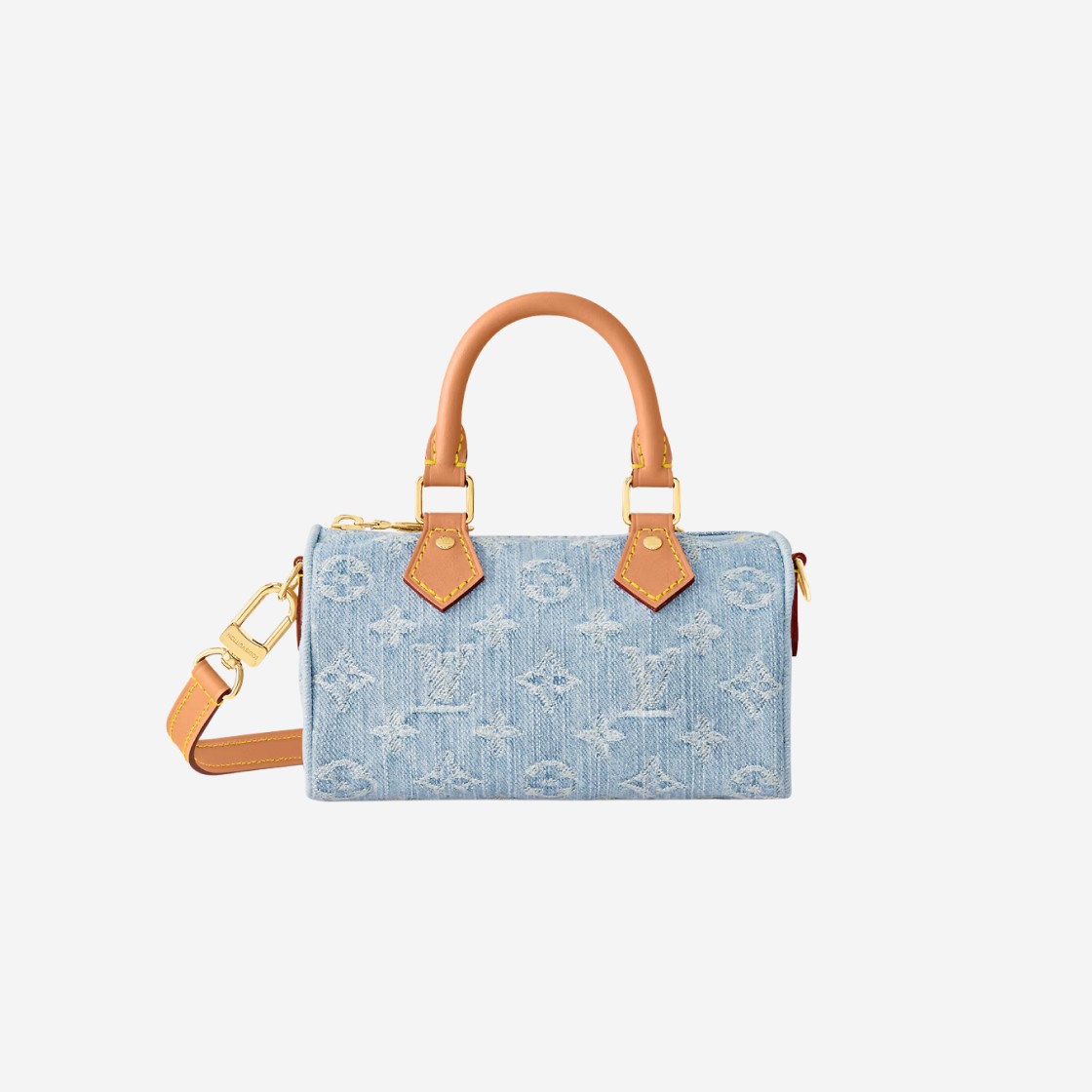 Louis Vuitton Nano Speedy Monogram Sky Blue Denim 상세 이미지 1