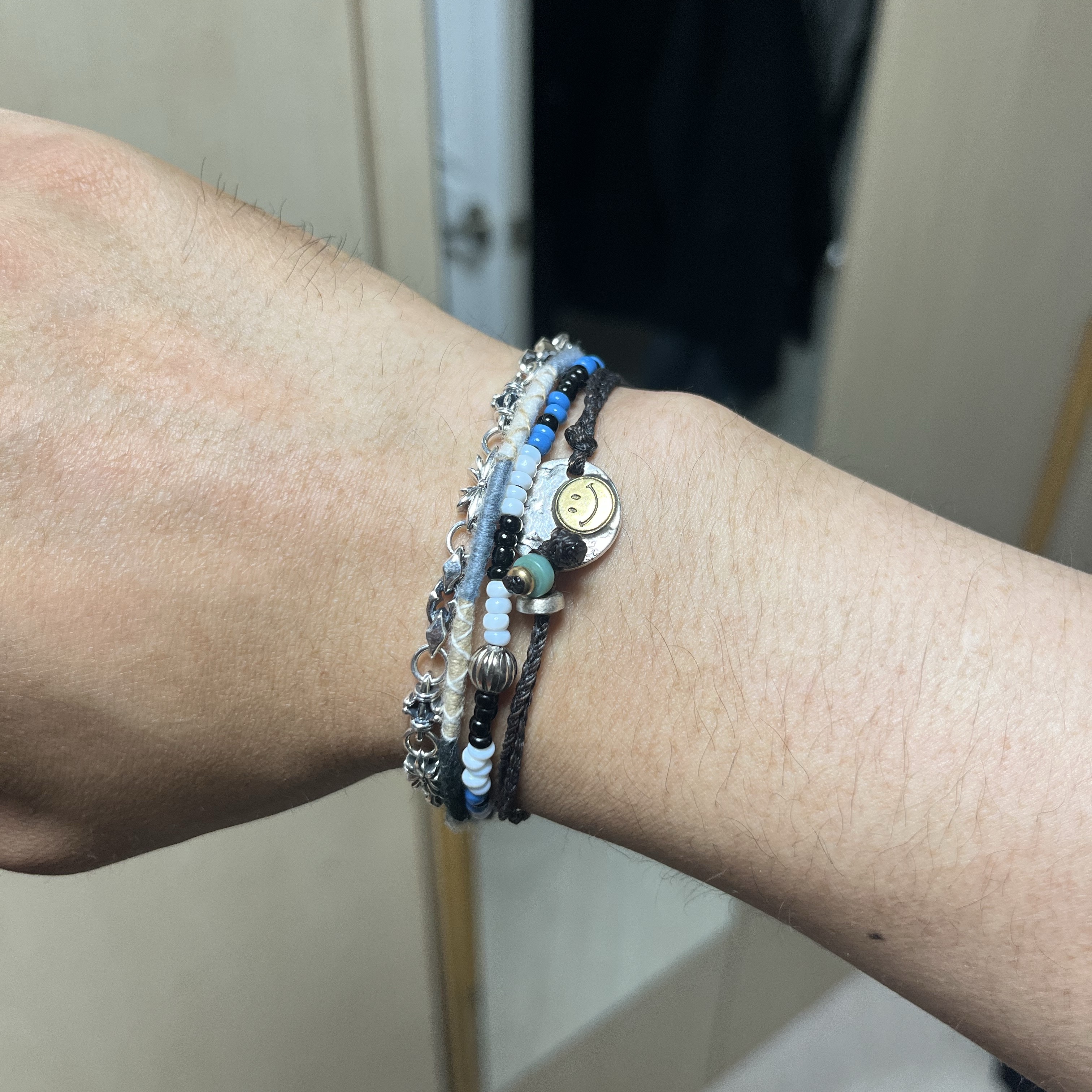 Scudo Signature Link Bracelet Slim 착용 스타일