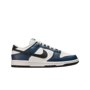 (W) Nike Dunk Low Midnight Navy Black
