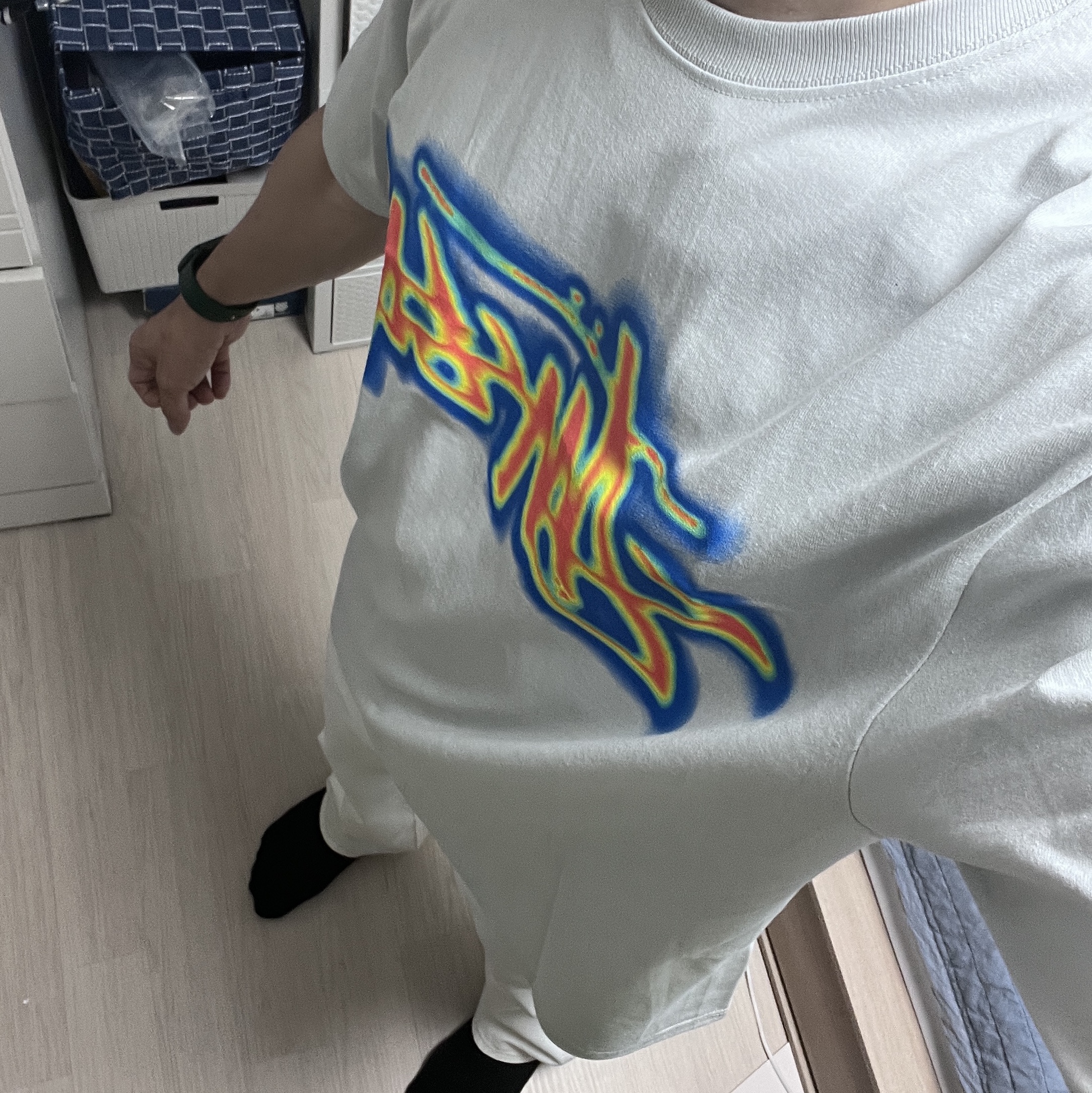 Stussy Thermal Stock T-Shirt Fog 착용 스타일 - 2