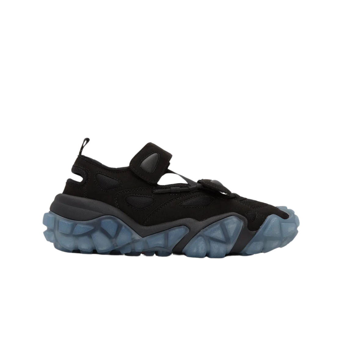 아크네 스튜디오 볼스터 브라이즈 M 벨크로 스니커즈 블랙 블루(Acne Studios Bolzter Bryz M Velcro Sneakers Black Blue) - 1